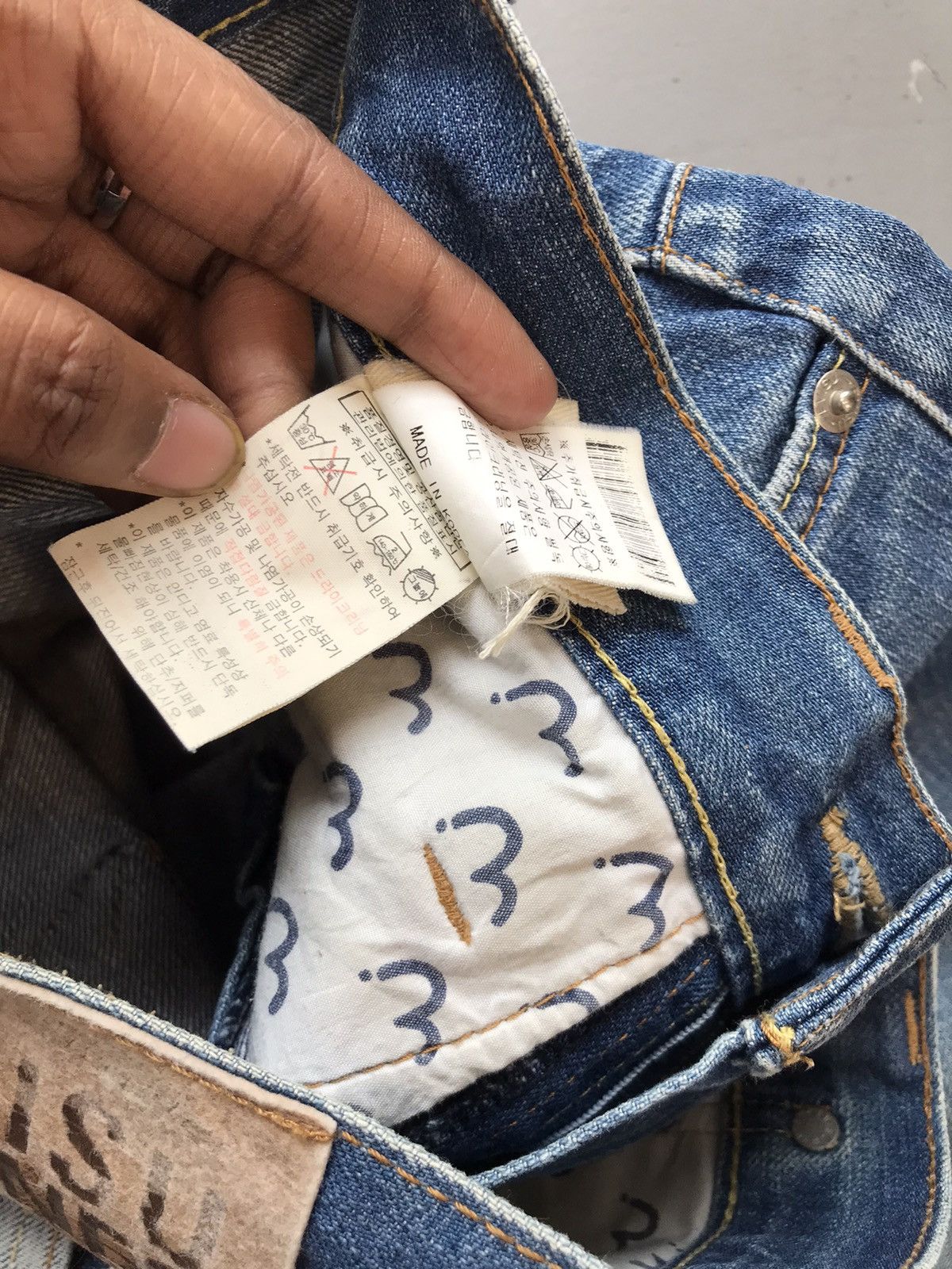 Japanese Brand × Vintage Vintage Evisu inspired engineer denim pant Size US 29 - 9 Thumbnail
