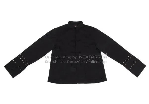 Comme des Garcons Comme Des Garcons Black retro rivet Chinese cheongsam top Size S / US 4 / IT 40 - 2 Thumbnail