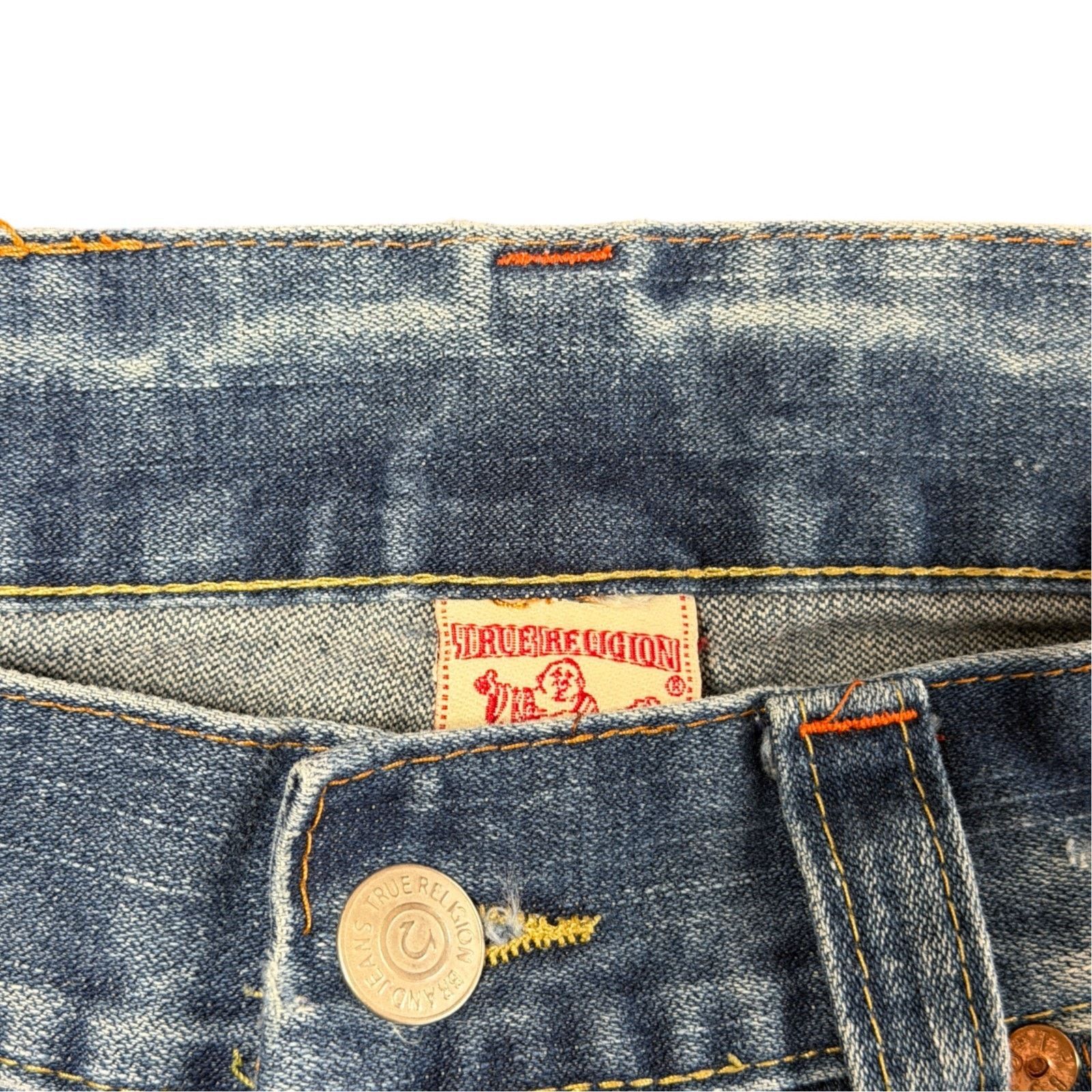 True Religion True Religion Embroidered Shiva Hindu God Billy Jeans 34x33 Size US 34 / EU 50 - 6 Thumbnail