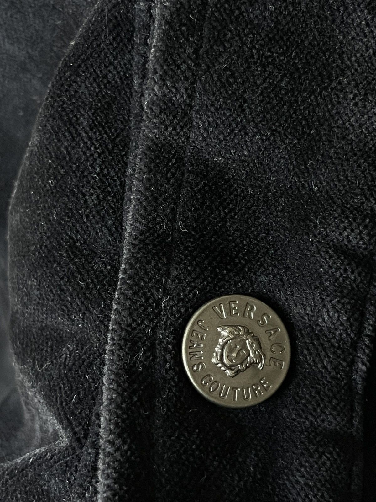Versace Jeans Couture 90s Versace Jeans Couture Velvet Jacket Size US S / EU 44-46 / 1 - 4 Thumbnail