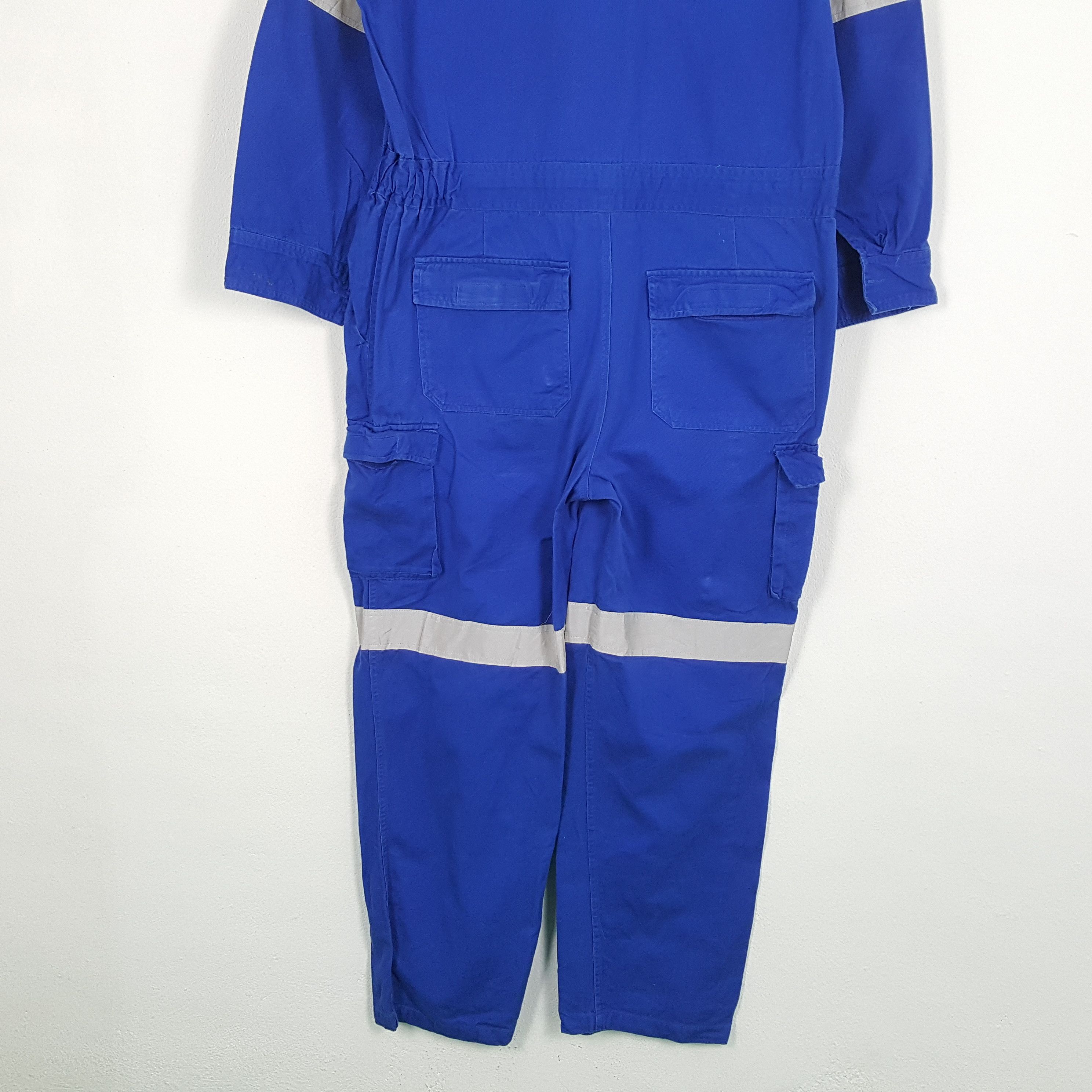 Vintage NIPPON SALVAGE Japanese Workwear Style Coverall Jacket Size US L / EU 52-54 / 3 - 3 Thumbnail