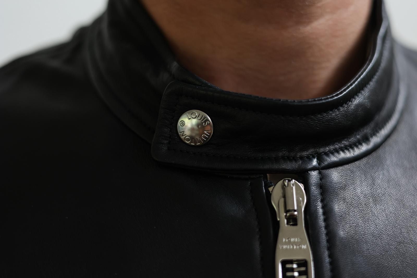 Louis Vuitton (RM091M) Louis Vuitton Lamb Leather Rider Jacket Size US XL / EU 56 / 4 - 13 Thumbnail