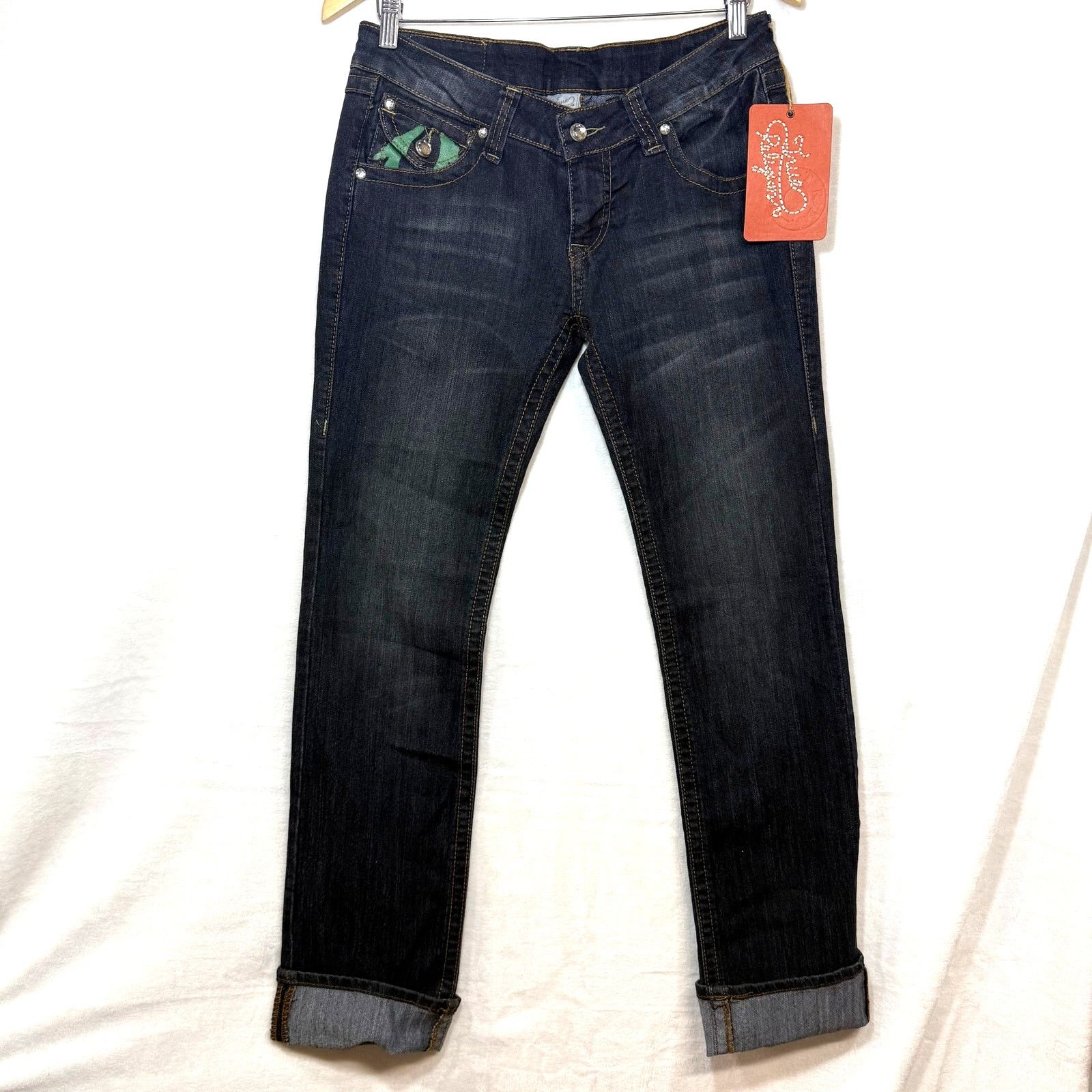 True Religion NWT True Religion 29 Joey Jeans Painted Straight Lowride Size 29" - 1 Thumbnail