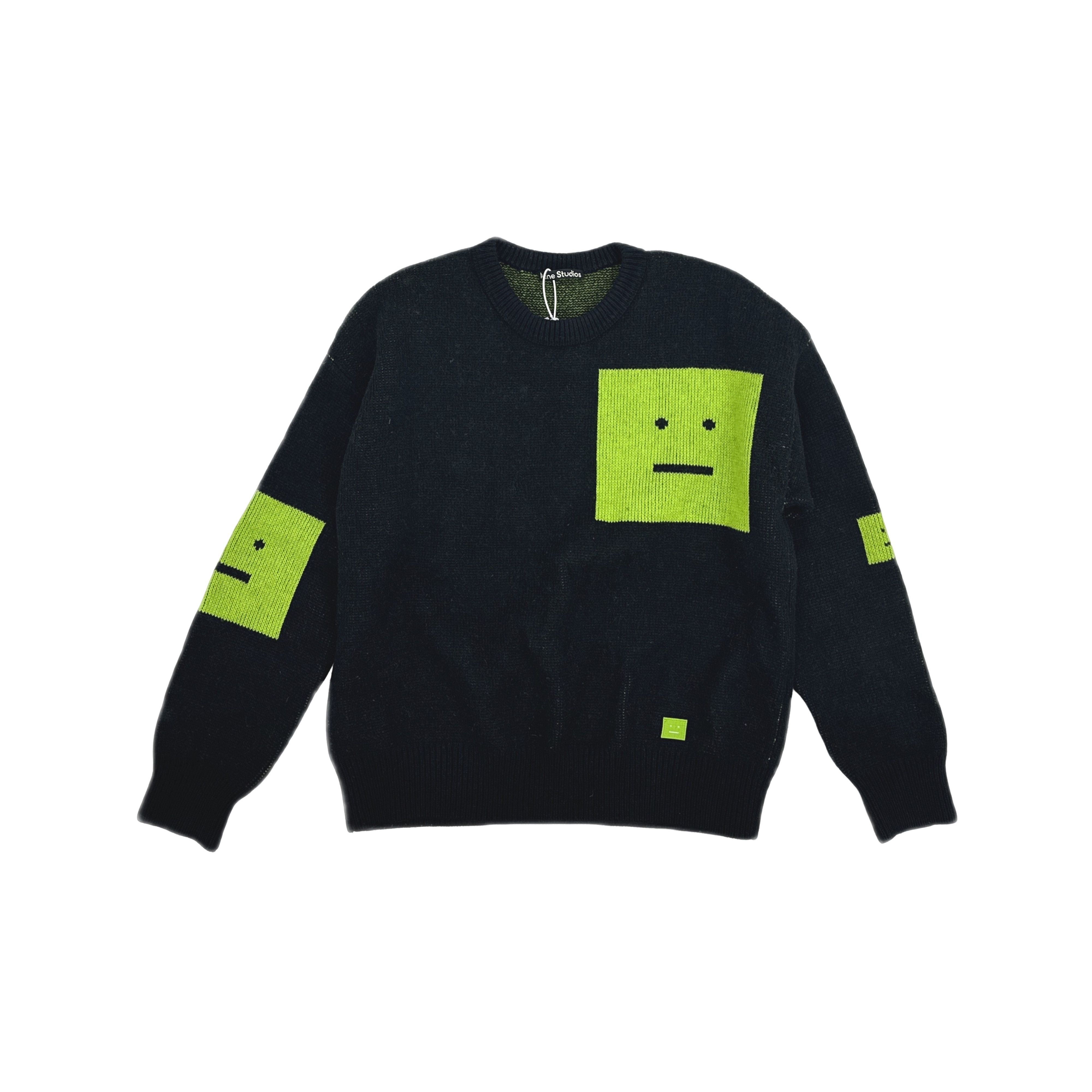 Acne Studios Acne Studios Face Patch Wool Sweater Size XL Size US XL / EU 56 / 4 - 1 Thumbnail