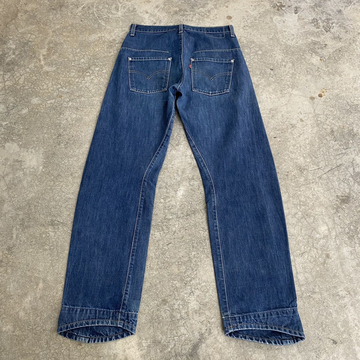 Levi's Vintage Levis Engineered Takuya Kimura Relaxed Denim Jeans Size US 30 / EU 46 - 7 Thumbnail