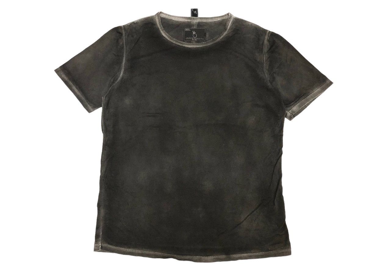 Japanese Brand GRAIL 🔥 VIRGO BLACK EDGES BLACK FADE RAW CUT DESIGN TOP TEE Size US M / EU 48-50 / 2 - 1 Thumbnail
