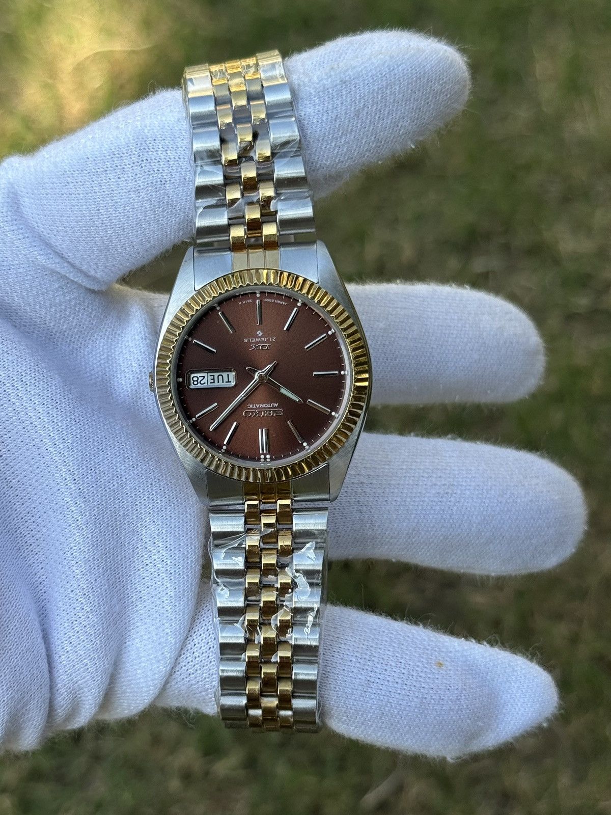 Seiko Seiko 5 DX Fluted Bezel Automatic 6309 Japanese mens Watch Size 36 - 21 Thumbnail