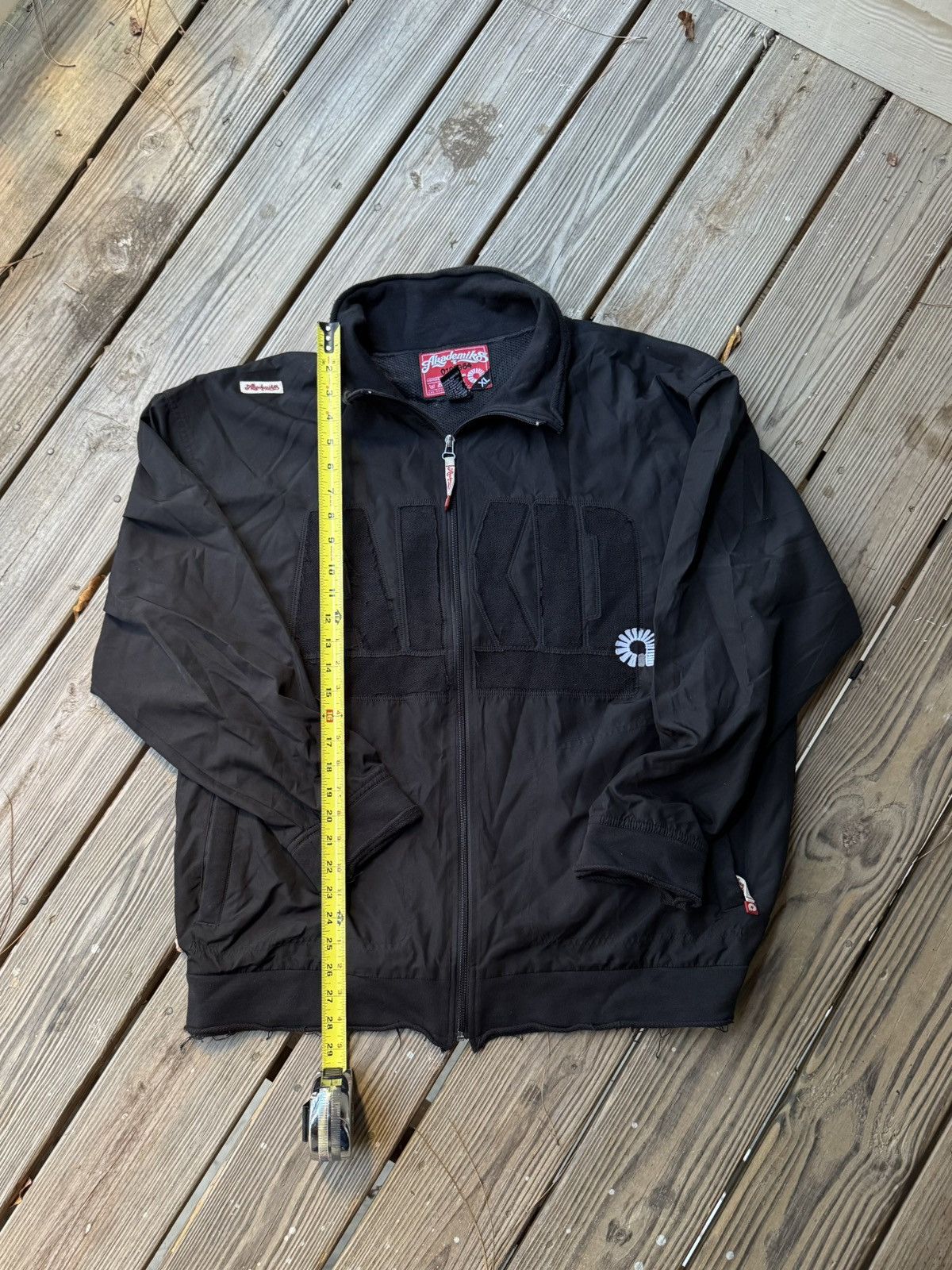 Akademiks Y2K Akademiks “AKADEMIKS” Zip-Up jacket XL Black Size US XL / EU 56 / 4 - 3 Thumbnail