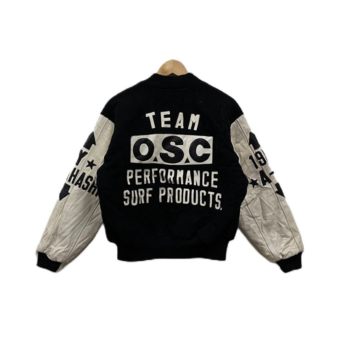 Japanese Brand Vintage 80s Team OSC by Herox Chuo Sportwear Varsity Jacket Size US M / EU 48-50 / 2 - 2 Thumbnail