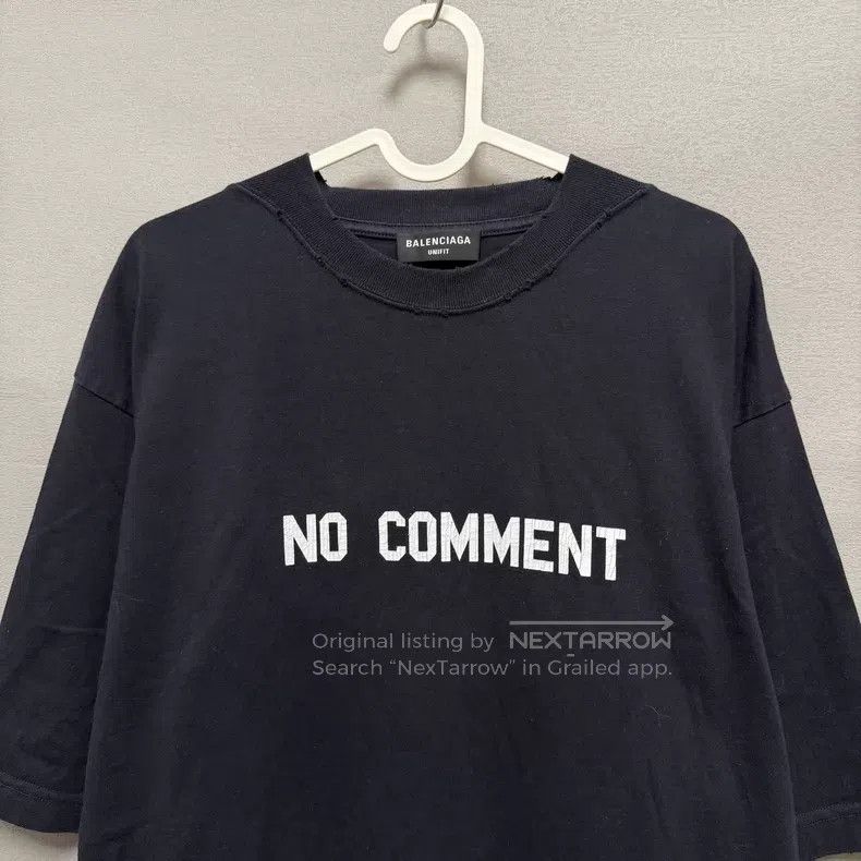 Balenciaga Balenciaga Solid Color Letter Print Crewneck Short Sleeve Size US XXS / EU 40 - 2 Thumbnail