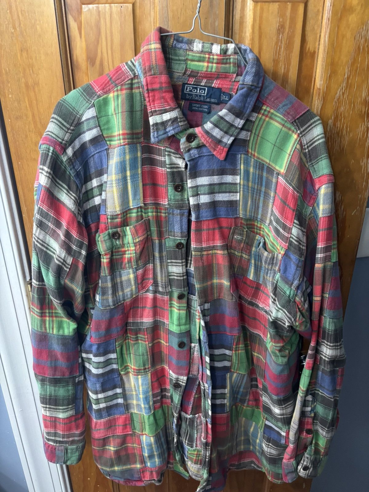 Polo Ralph Lauren Vintage 90s Polo Ralph Lauren Patchwork Size US L / EU 52-54 / 3 - 2 Thumbnail
