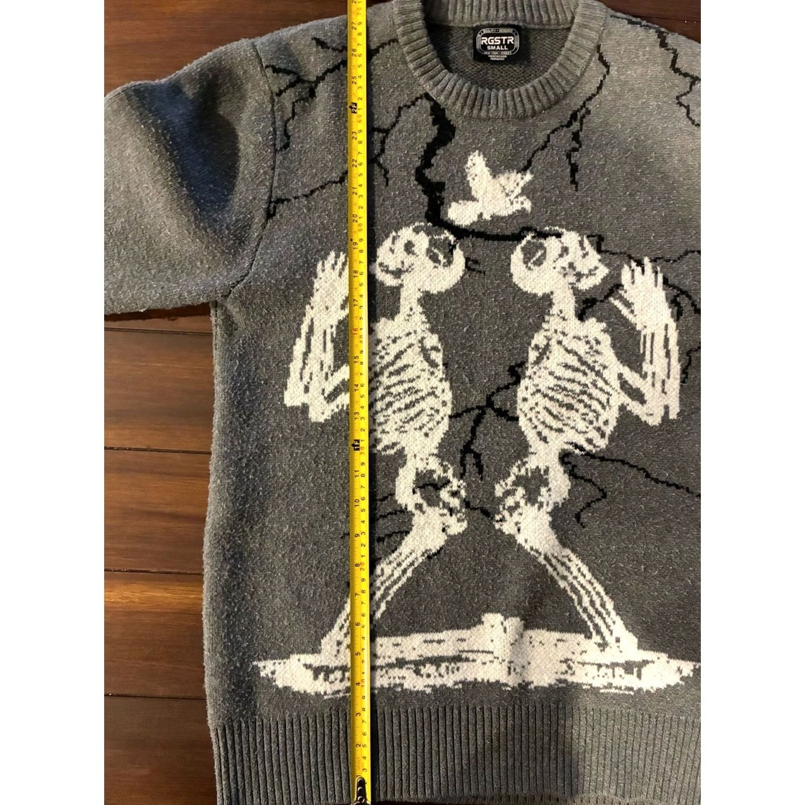 Praying RGSTR Sweater Skeletons Praying Women’s Gray Sweatshirt Size S / US 4 / IT 40 - 5 Thumbnail