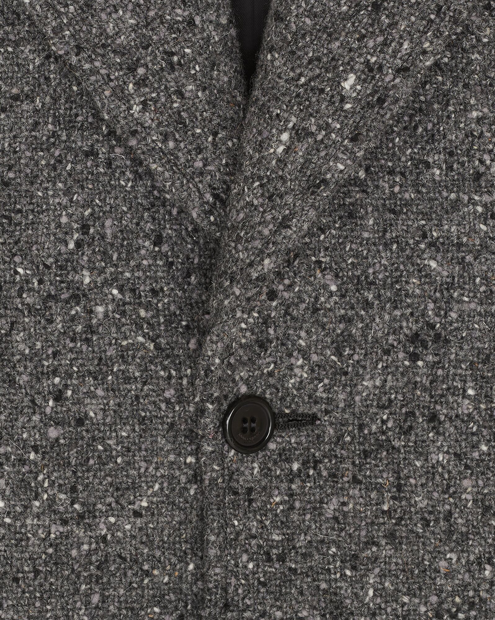 Saint Laurent Paris o1bcso1str1224 Single Breasted Jacket In Tweed in Grey Size XXL / US 16-18 / IT 52-54 - 3 Thumbnail