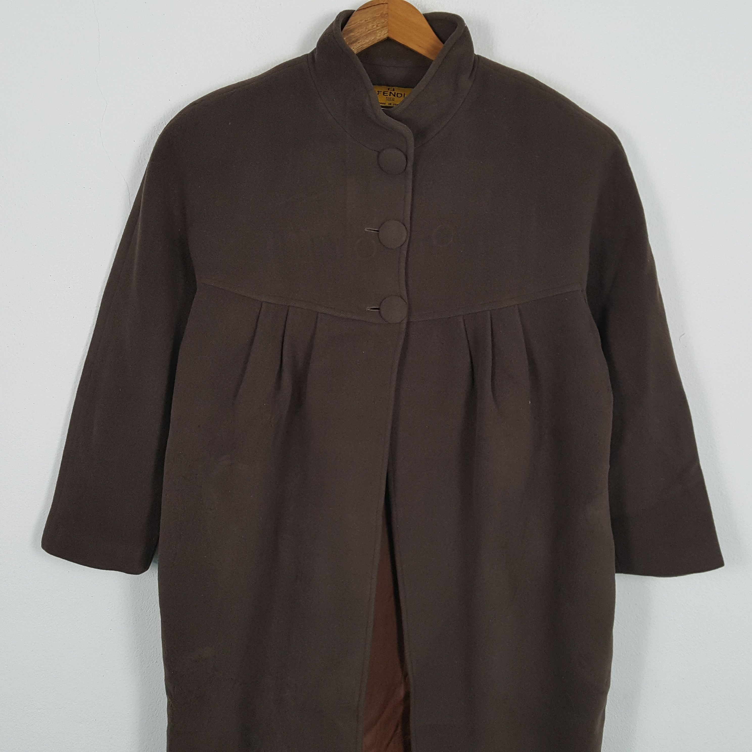 Fendi × Vintage Vintage FENDI Italian Fashion Brand Distressed Jacket Size L / US 10 / IT 46 - 2 Thumbnail