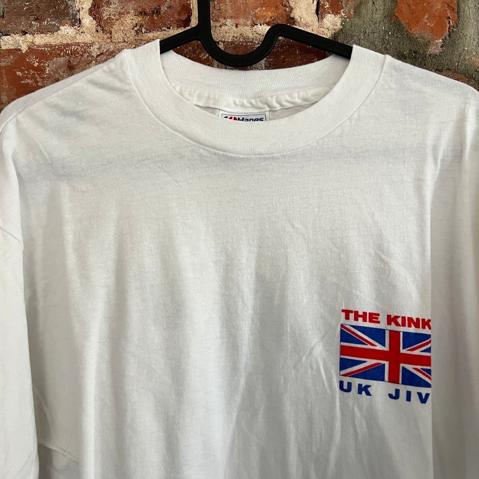Hanes VTG The Kinks UK Jive Men's White T-Shirt XL 22x28 Size US XL / EU 56 / 4 - 1 Thumbnail