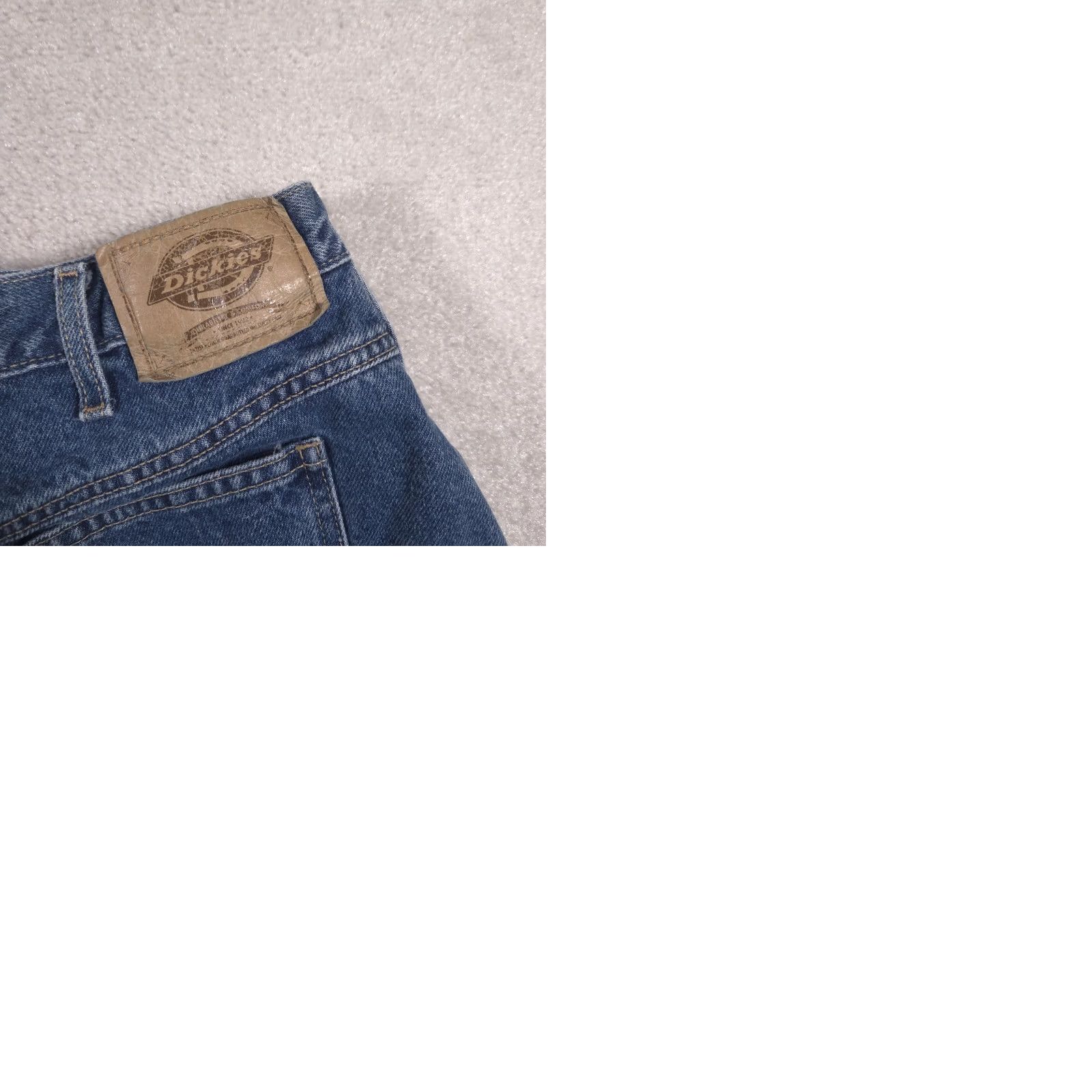 Dickies Dickies Jeans Womens 14T Blue Medium Wash High Rise Tapered Cotton Denim Tall Size 36" / US 14 / IT 50 - 9 Thumbnail