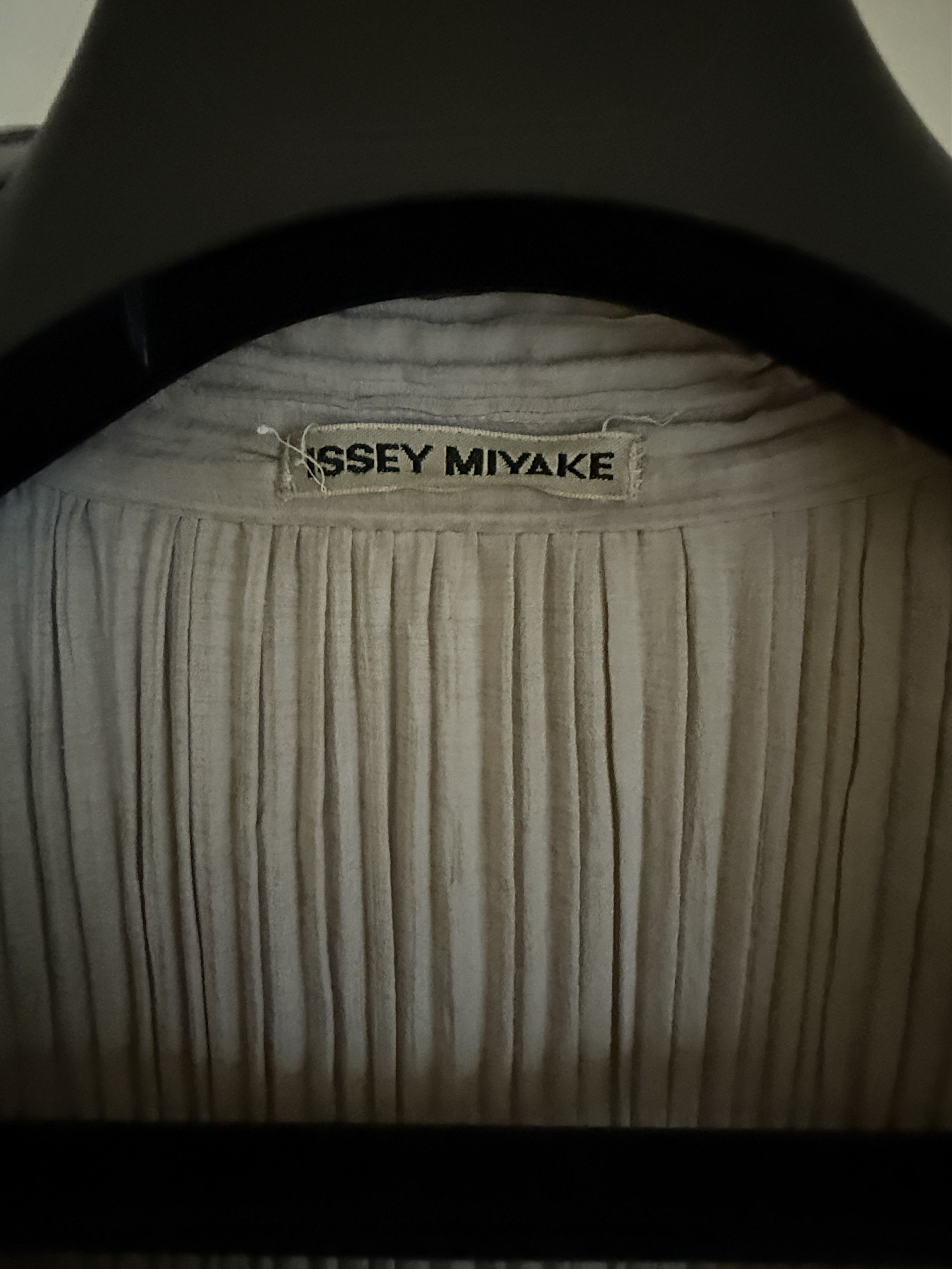 Issey Miyake Issey Miyake Taupe Grey Pleated Three Pocket Jacket Size US L / EU 52-54 / 3 - 7 Thumbnail