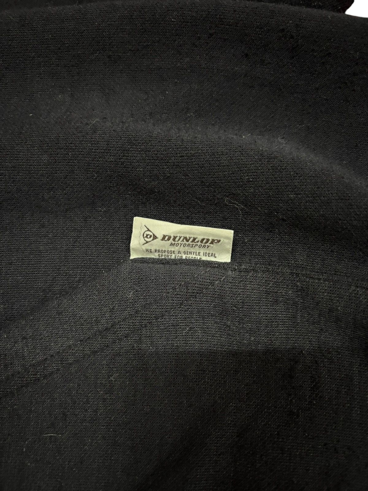 Dunlop × Japanese Brand 90s Vtg Dunlop Motorsport Pull Over Hoodie Size US L / EU 52-54 / 3 - 9 Thumbnail