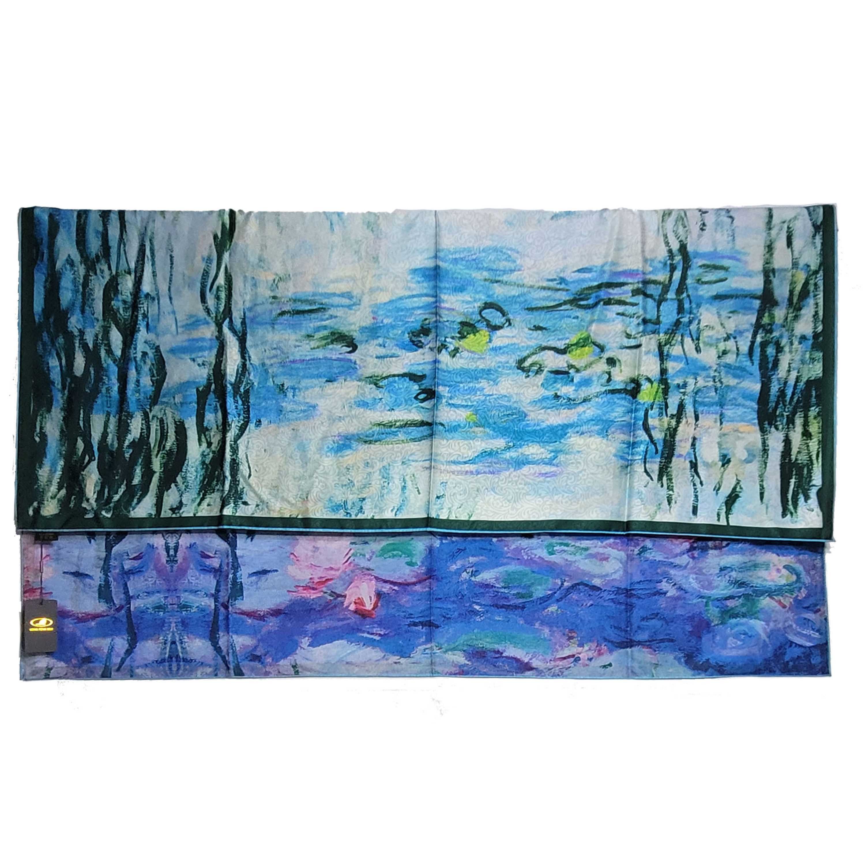 Other NWT Double Sided Silk Scarf 52"x52" Large Square Wrap 3209 Size ONE SIZE - 9 Thumbnail