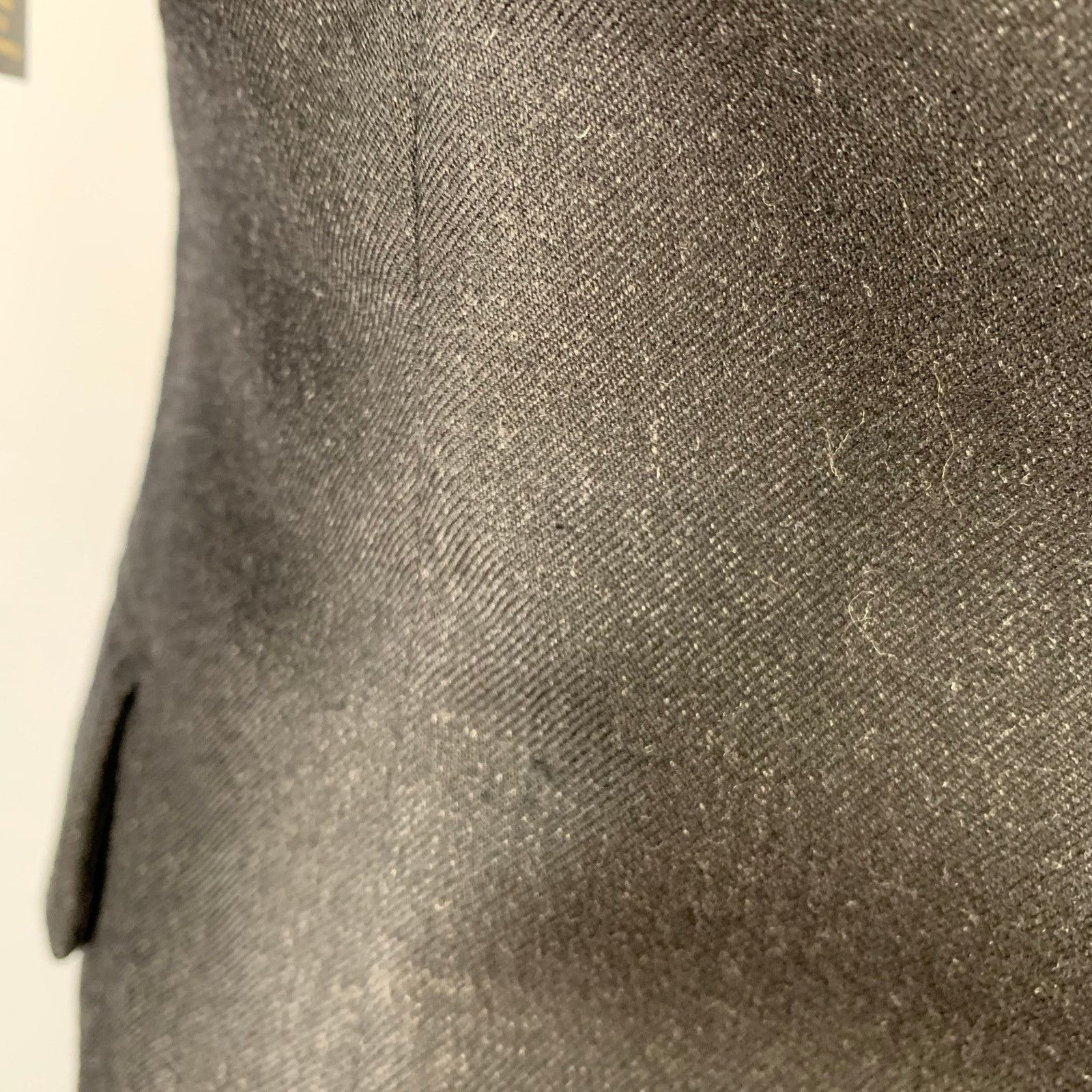 Comme des Garcons Homme Plus PLUS 2012 Size S Black Wool Cashmere Sport Coat Size 36R - 8 Thumbnail