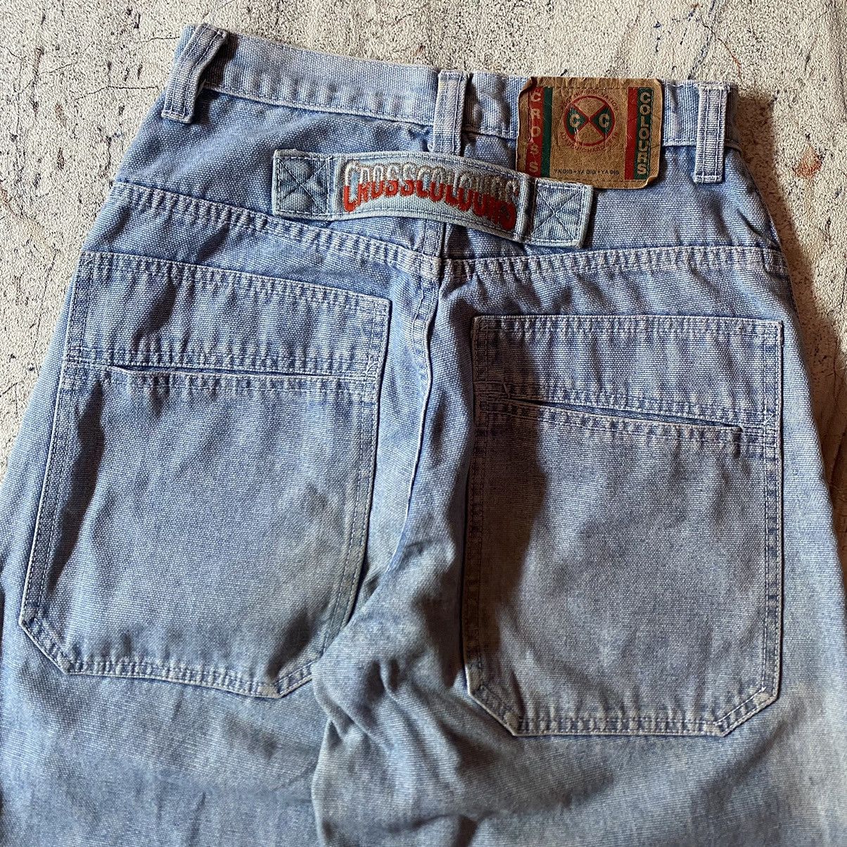 Cross Colours Vintage 90s Cross Colours Jeans Size US 27 - 3 Thumbnail