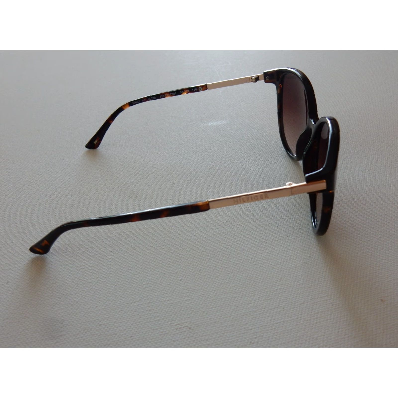 Tommy Hilfiger VINTAGE Tommy Hilfiger Sunglasses Women 56mm Brown Scratch-Resistant Frames Size ONE SIZE - 3 Thumbnail