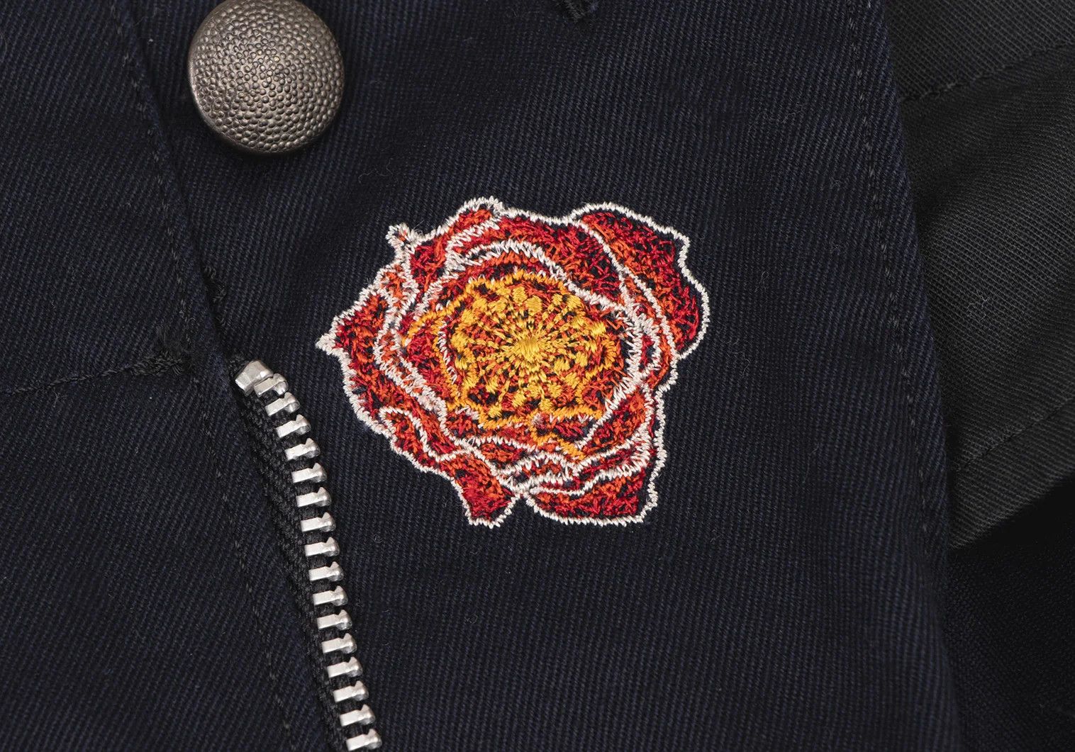 Yohji Yamamoto Yohji Yamamoto Cotton Rose Embroidery Pants Size US 34 / EU 50 - 6 Thumbnail