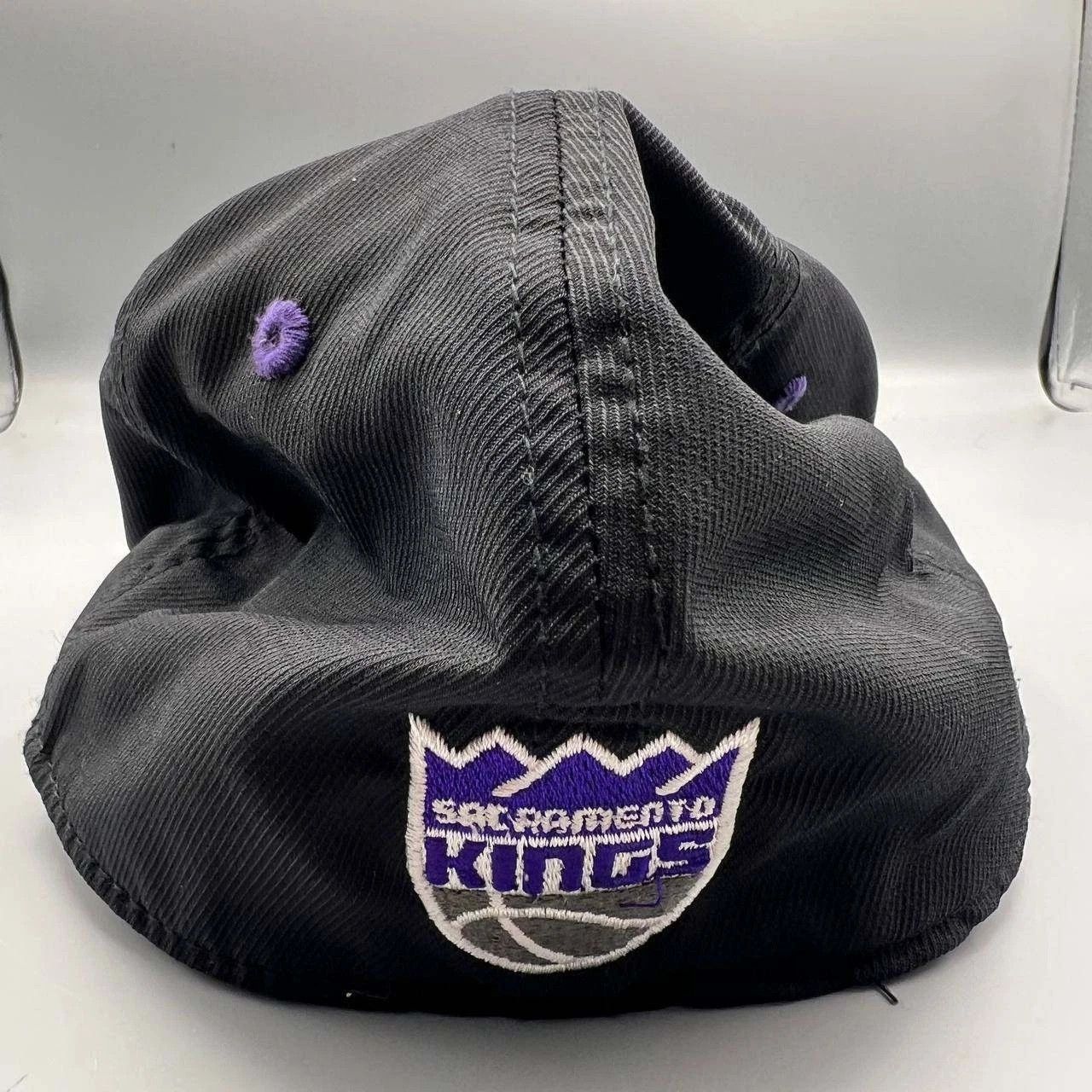 Adidas Sacramento Kings Hat Men Adidas NBA Stretch Fitted Cap S-M Size ONE SIZE - 7 Thumbnail
