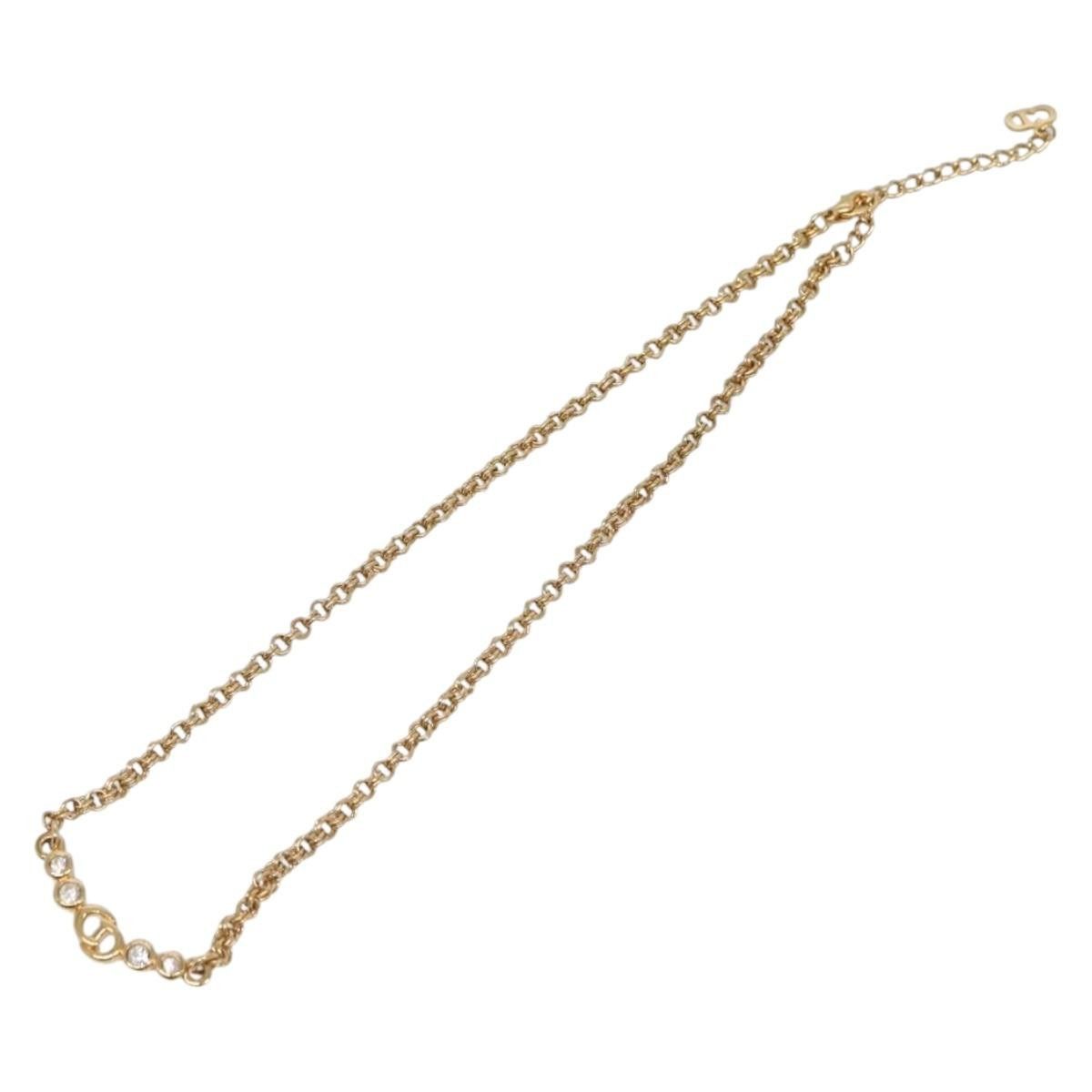 Dior Christian Dior CD Pendant Necklace Gold-plated Size ONE SIZE - 1 Thumbnail