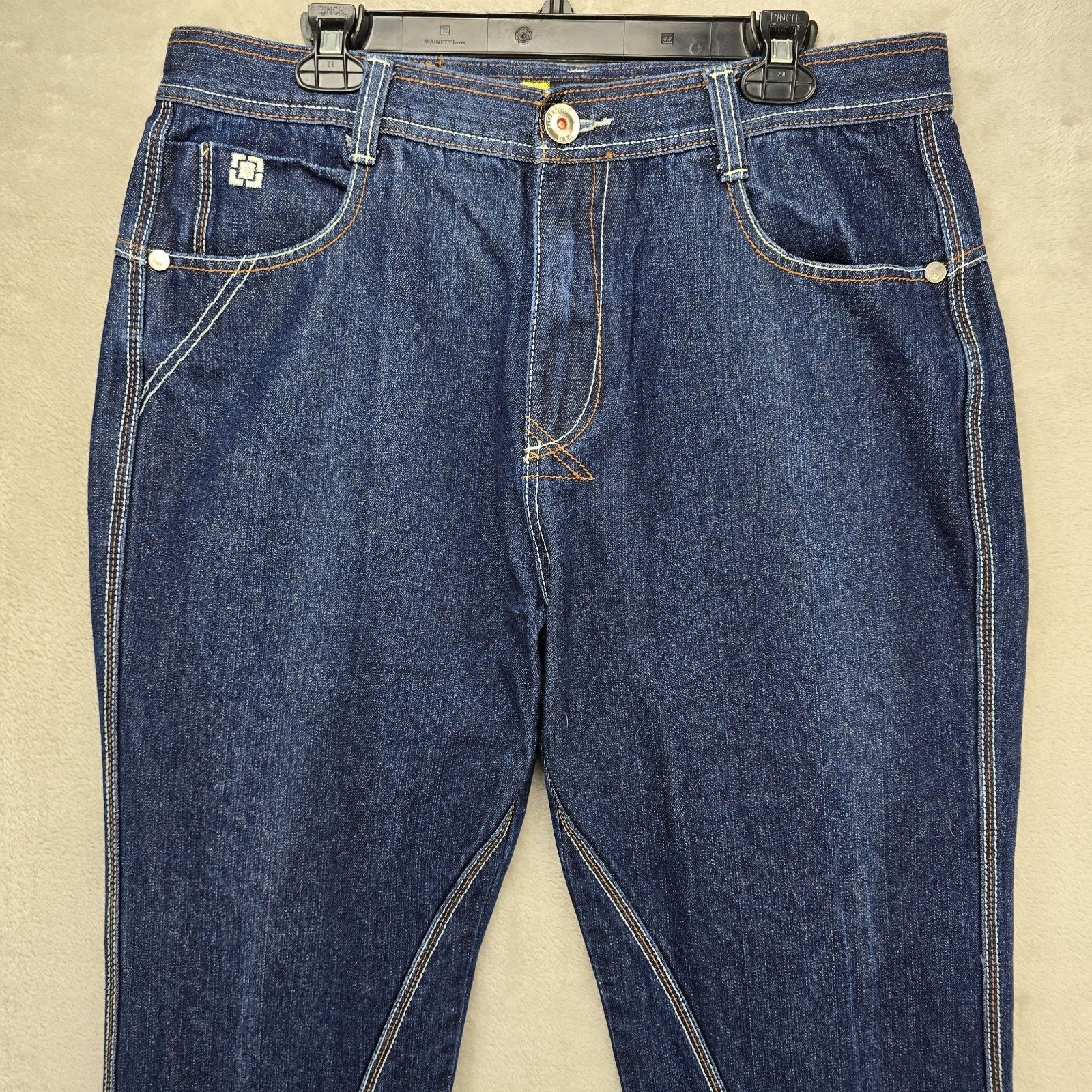 Other Vintage Notorious Big Jeans Fits 36x30 Embroidered Baggy Y2K Size US 36 / EU 52 - 3 Thumbnail