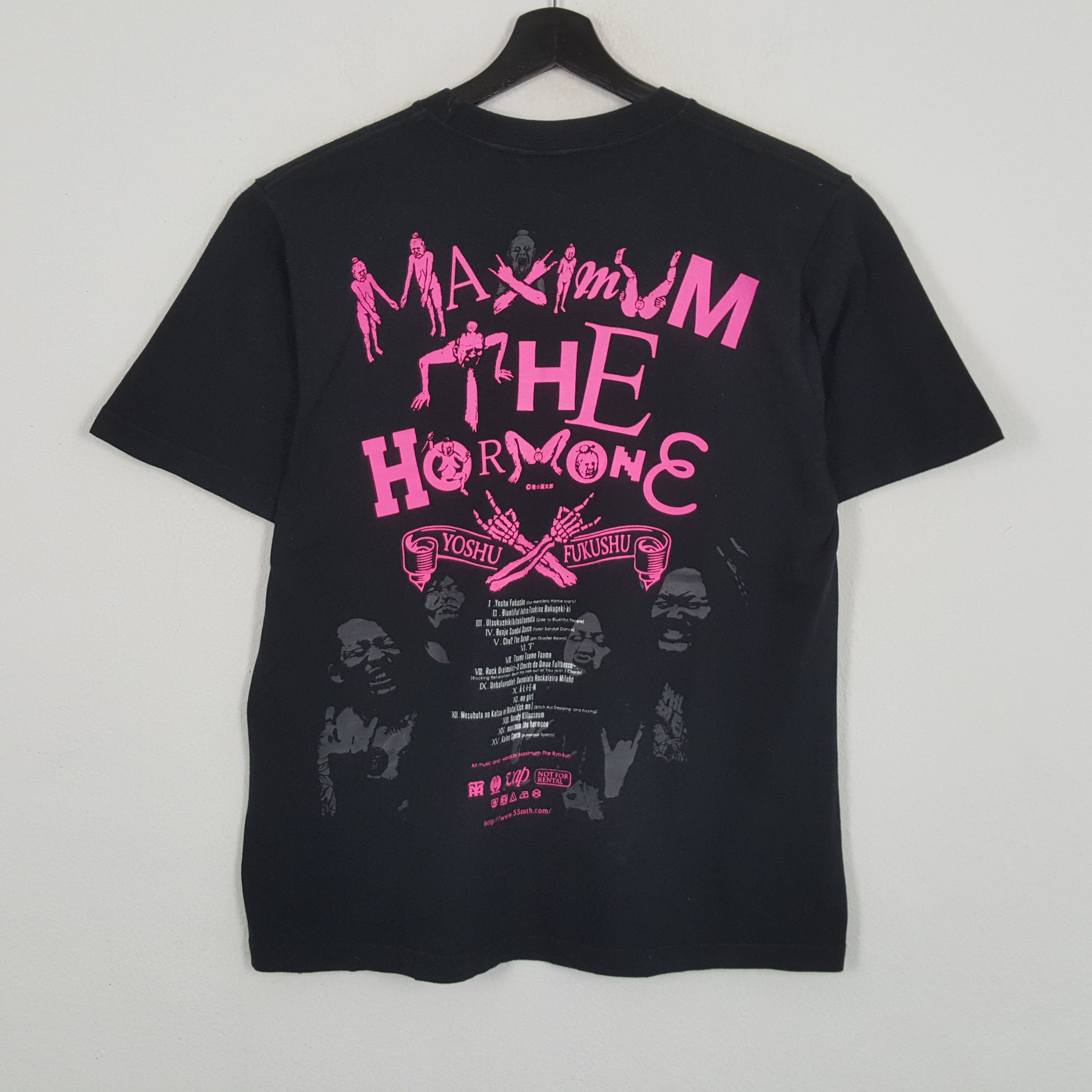 Band Tees × Vintage MAXIMUM THE HORMONE Japanese Rock Band Music Tshirt Size US M / EU 48-50 / 2 - 3 Thumbnail