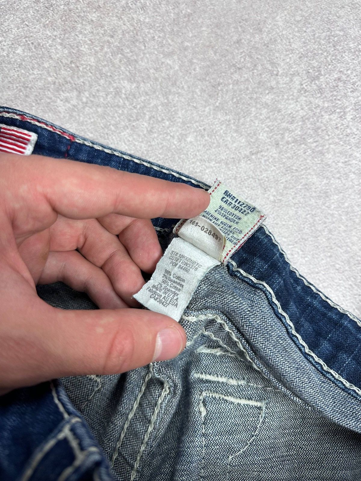 True Religion Vintage True Religion Big Stitch Y2K Jeans Pants 30 Size US 30 / EU 46 - 9 Thumbnail