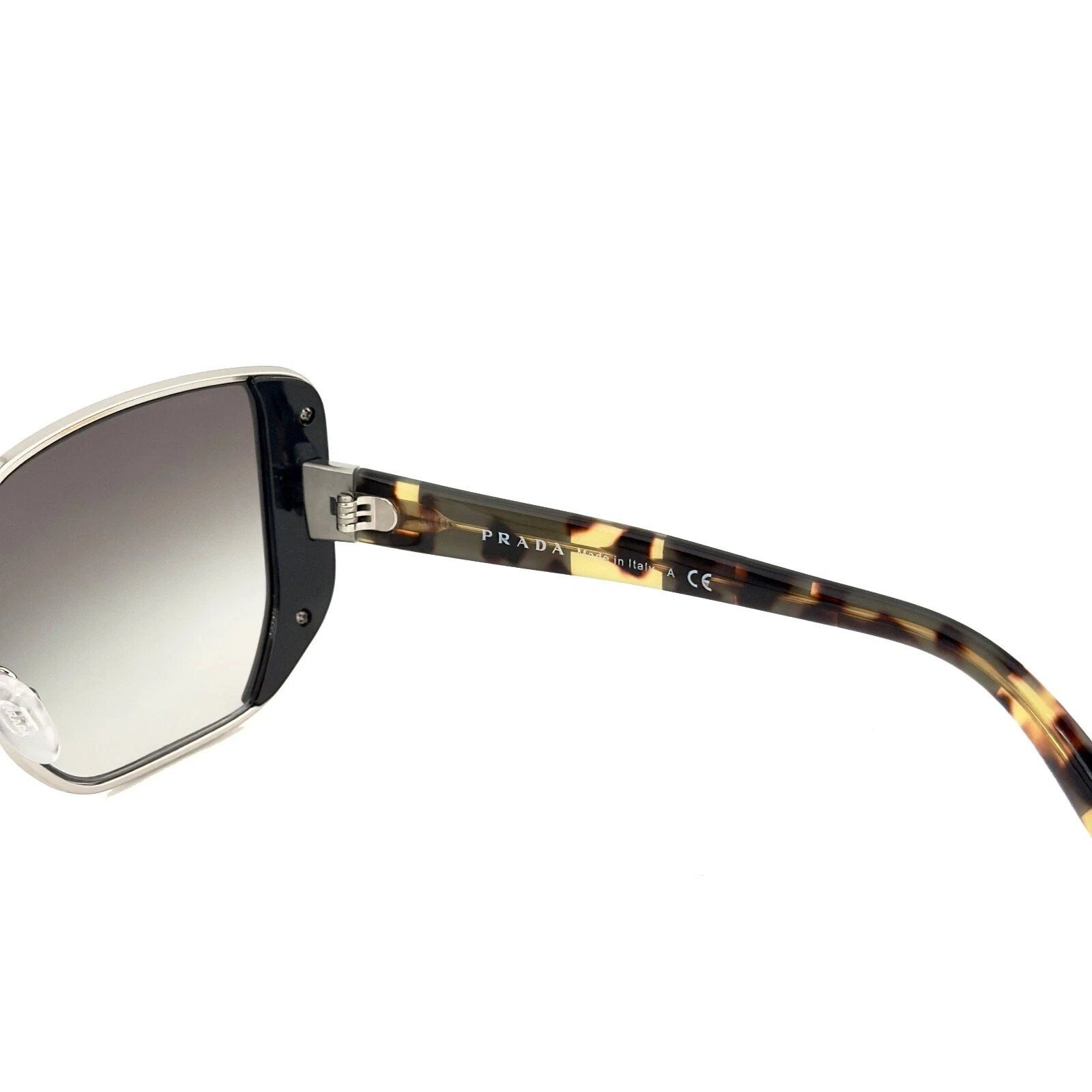 Prada PRADA PR59SS MOD 59S Geometric Black Silver Sunglasses Size ONE SIZE - 7 Thumbnail