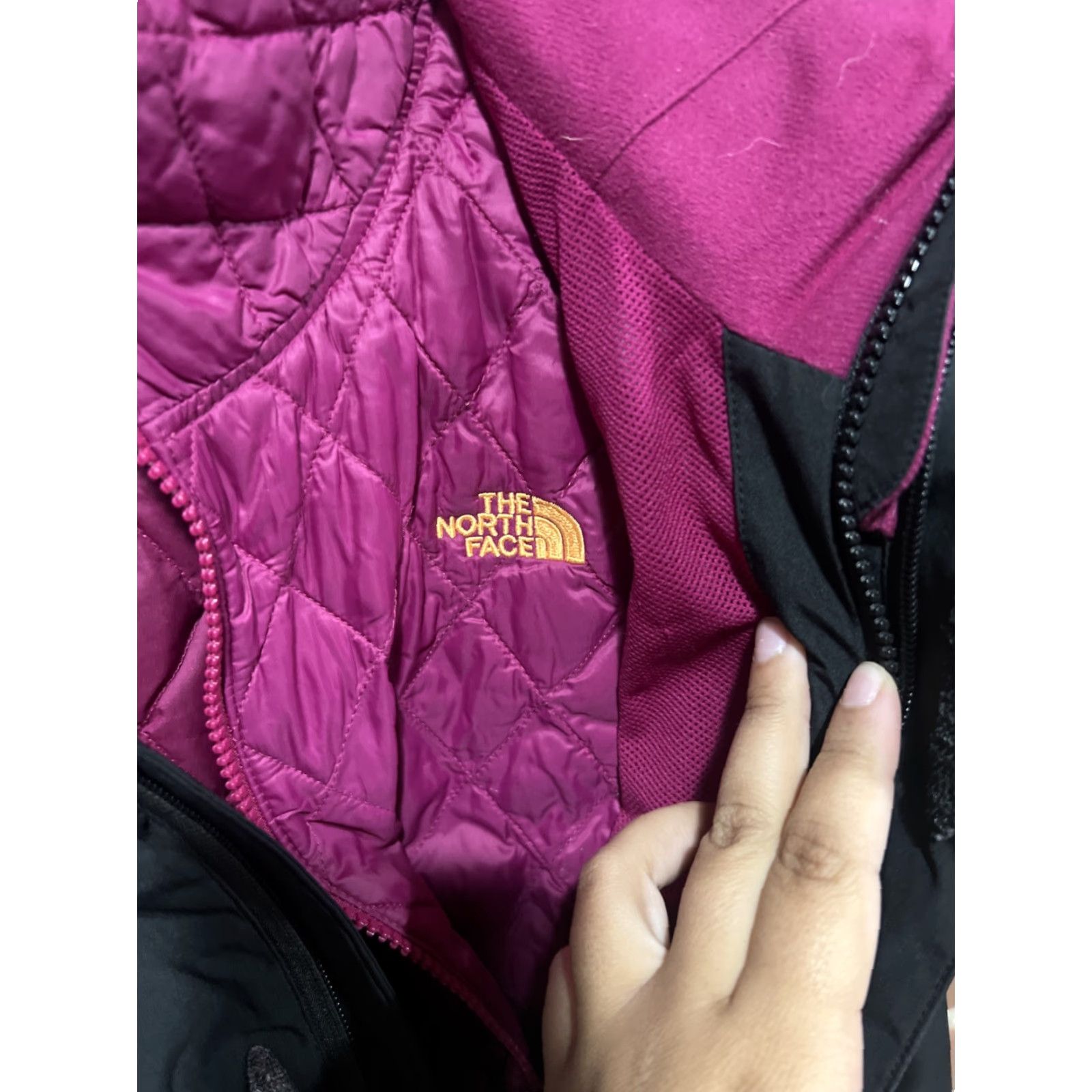 The North Face The North Face Thermoball Eco Snow Dryvent 3-in-1 Jacket Women L Black Pink Size L / US 10 / IT 46 - 5 Thumbnail