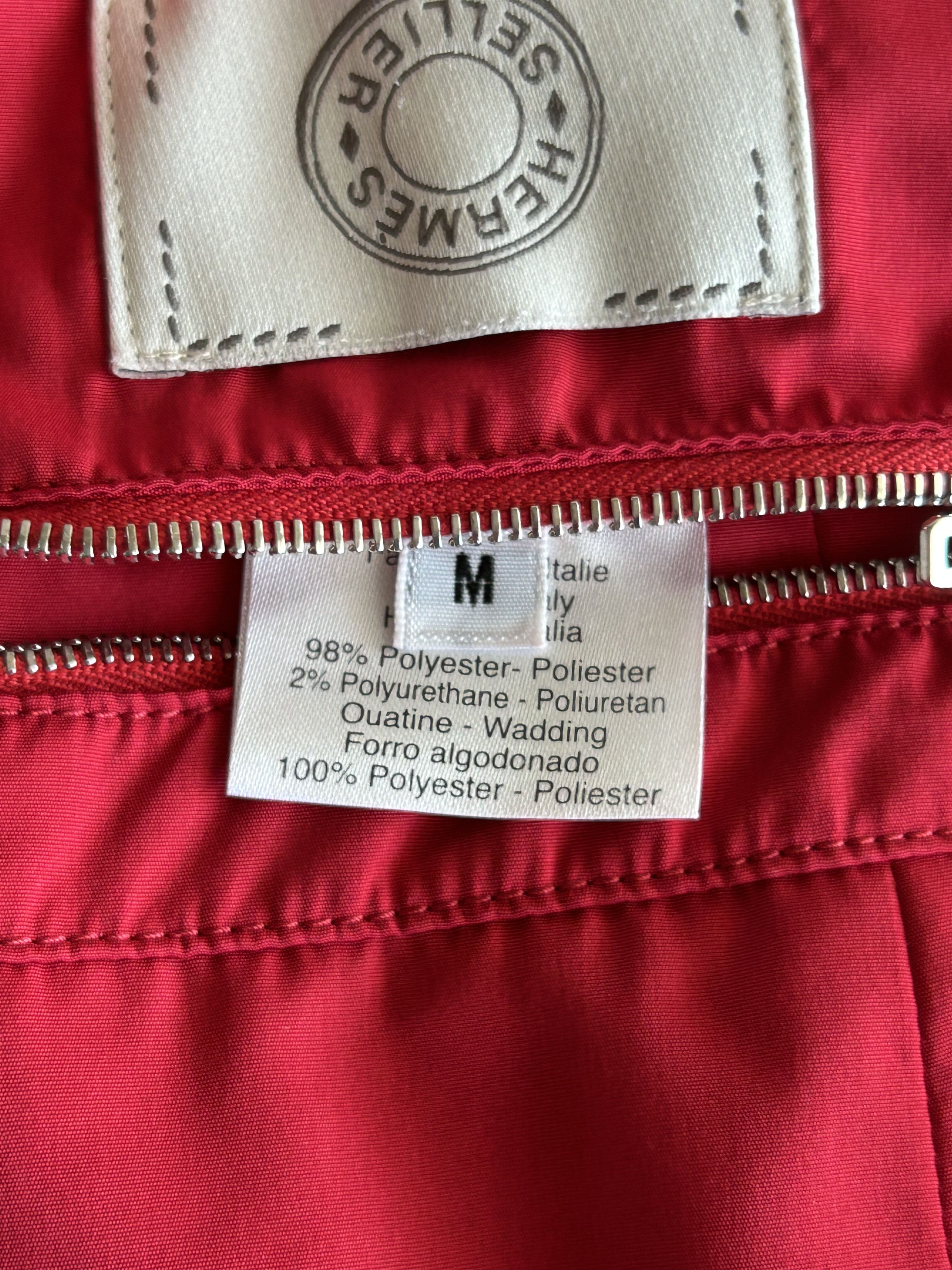 Hermes Hermes Red Women's Jockey Vest Size M / US 6-8 / IT 42-44 - 4 Thumbnail