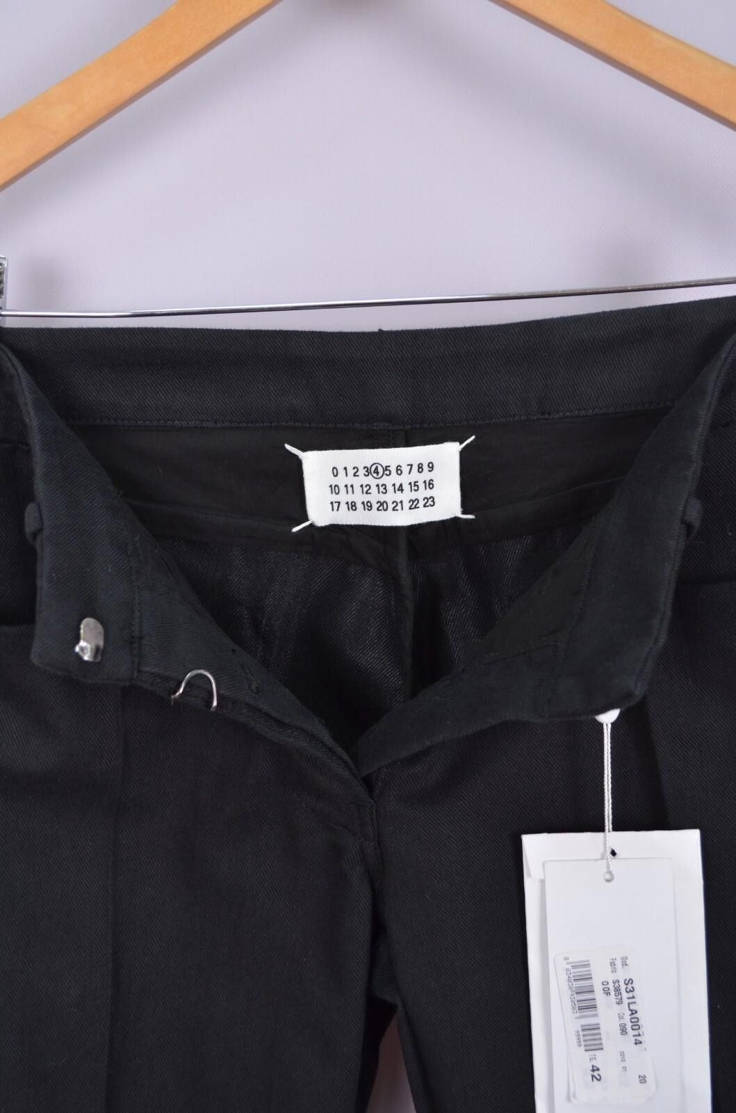 Maison Margiela Maison Margiela S/S 2010 Flat Front Black Pants Sz 42 Bnwt! Size 38" / US 16 / IT 52 - 11 Thumbnail