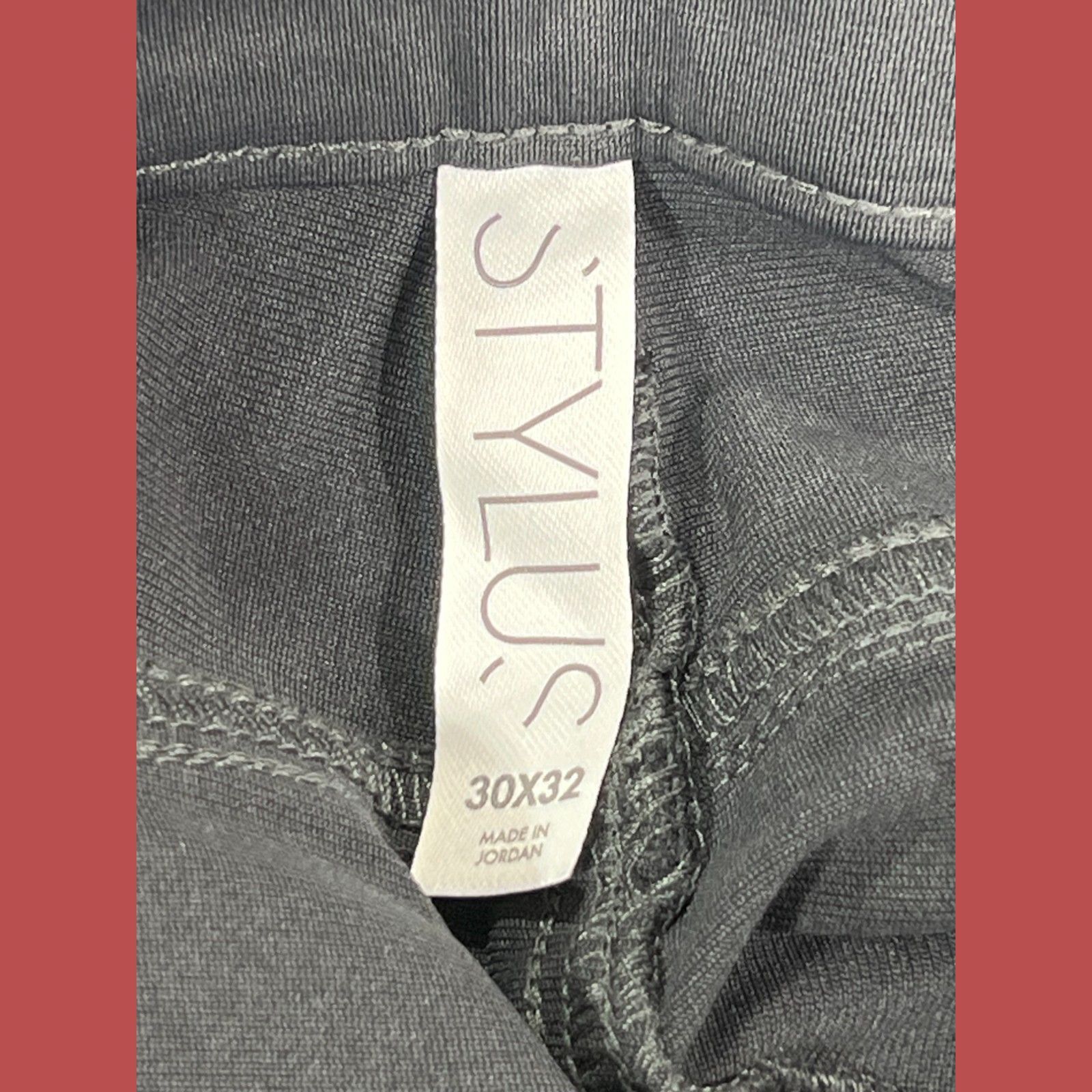 Other Stylus - 5 Pockets Mens Slim Fit Flat front Pant - Gray - 3 Size US 30 / EU 46 - 14 Thumbnail