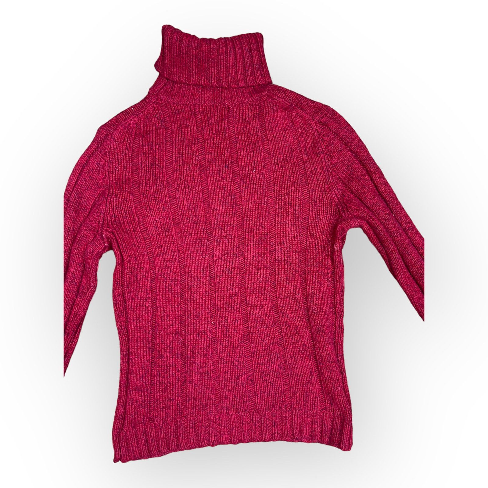 Express Vintage Express Red Turtleneck Sweater | Y2K Size S / US 4 / IT 40 - 5 Thumbnail