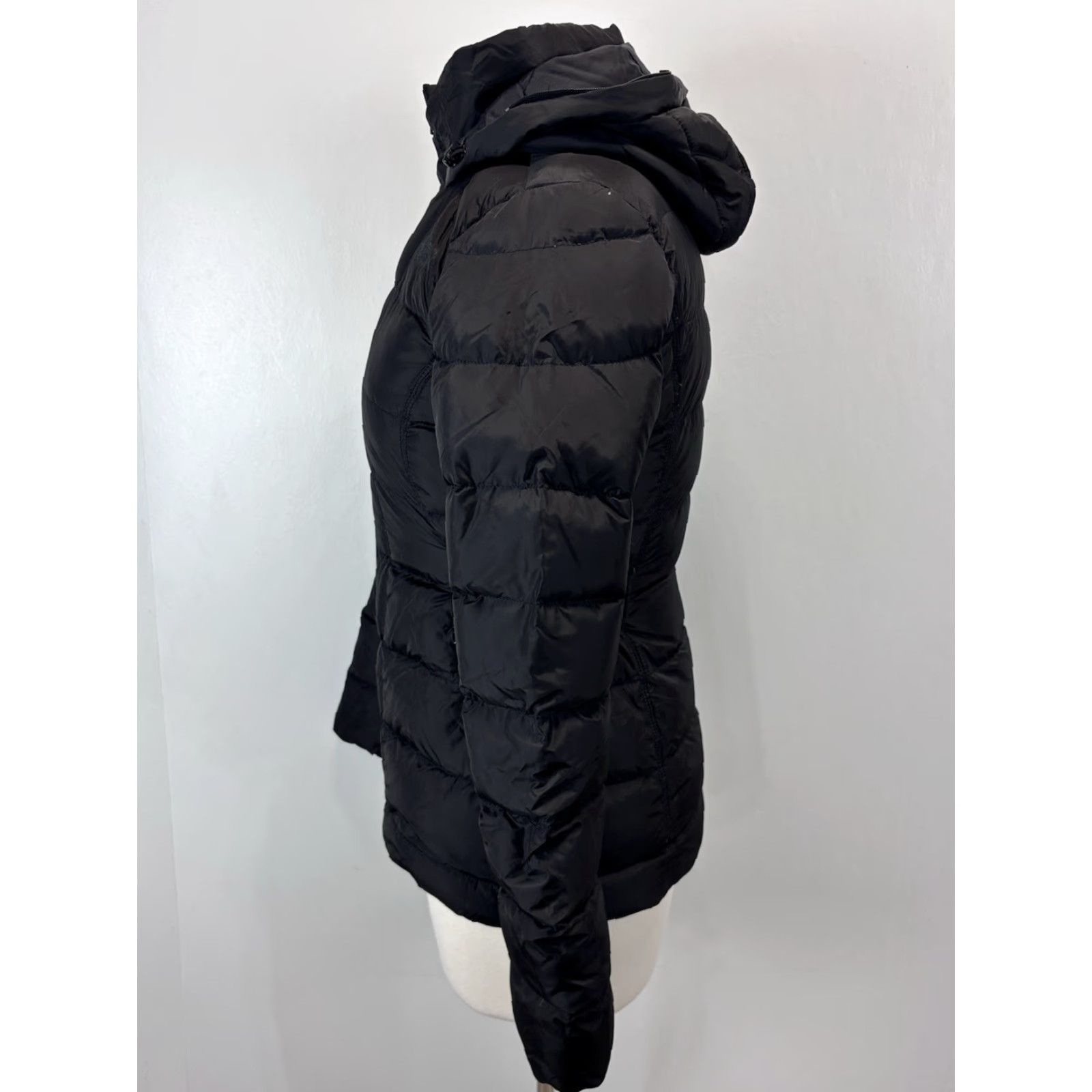 The North Face THE NORTH FACE Puffer Jacket Parka Women XS / TP Black Down Hooded Full Zip Insulated Logo Winter Fall Size XS / US 0-2 / IT 36-38 - 2 Thumbnail