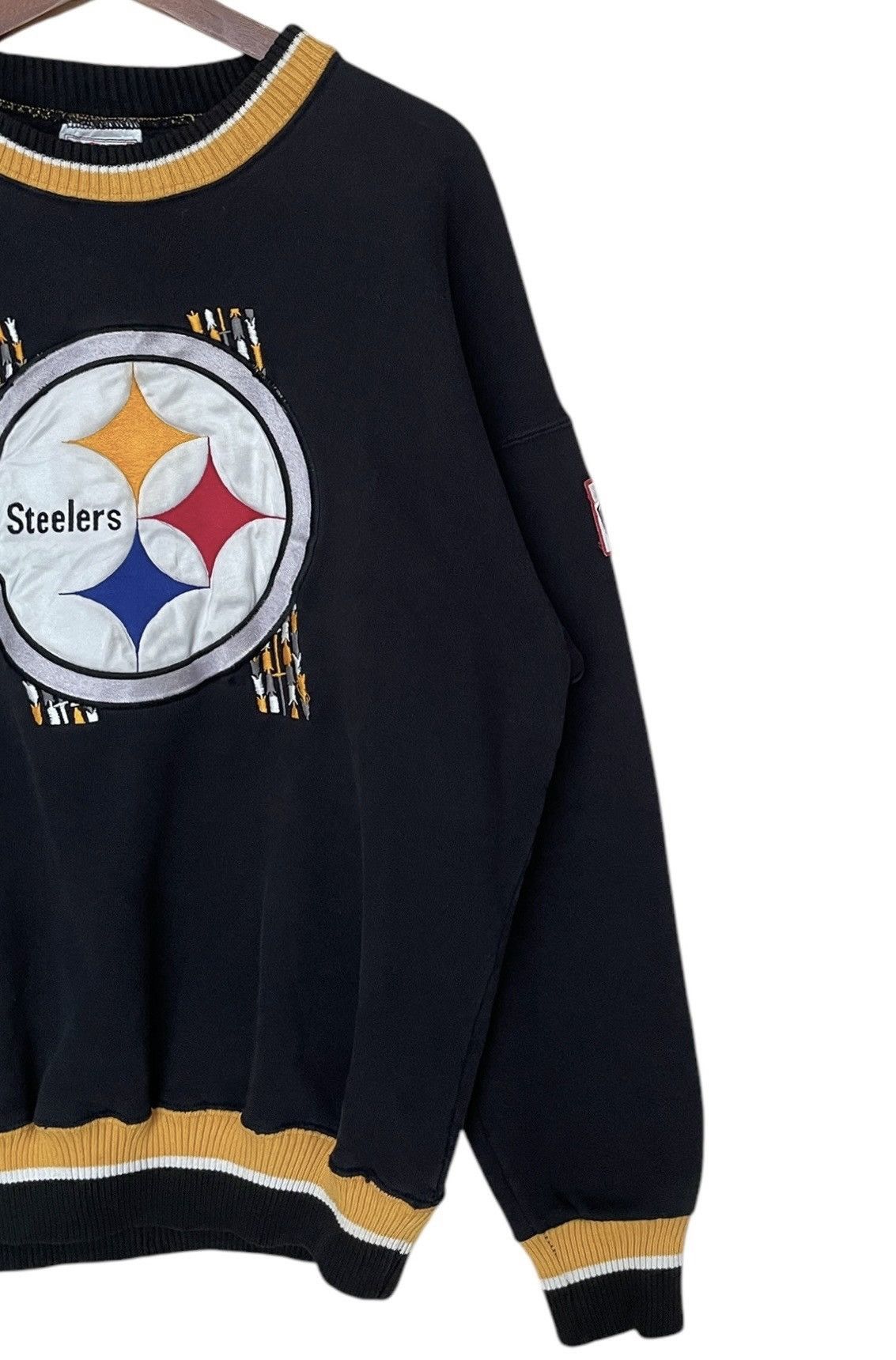 NFL × Vintage Vintage Team NFL Pittsburgh Steelers Sweatshirt 1990s Size US L / EU 52-54 / 3 - 4 Thumbnail