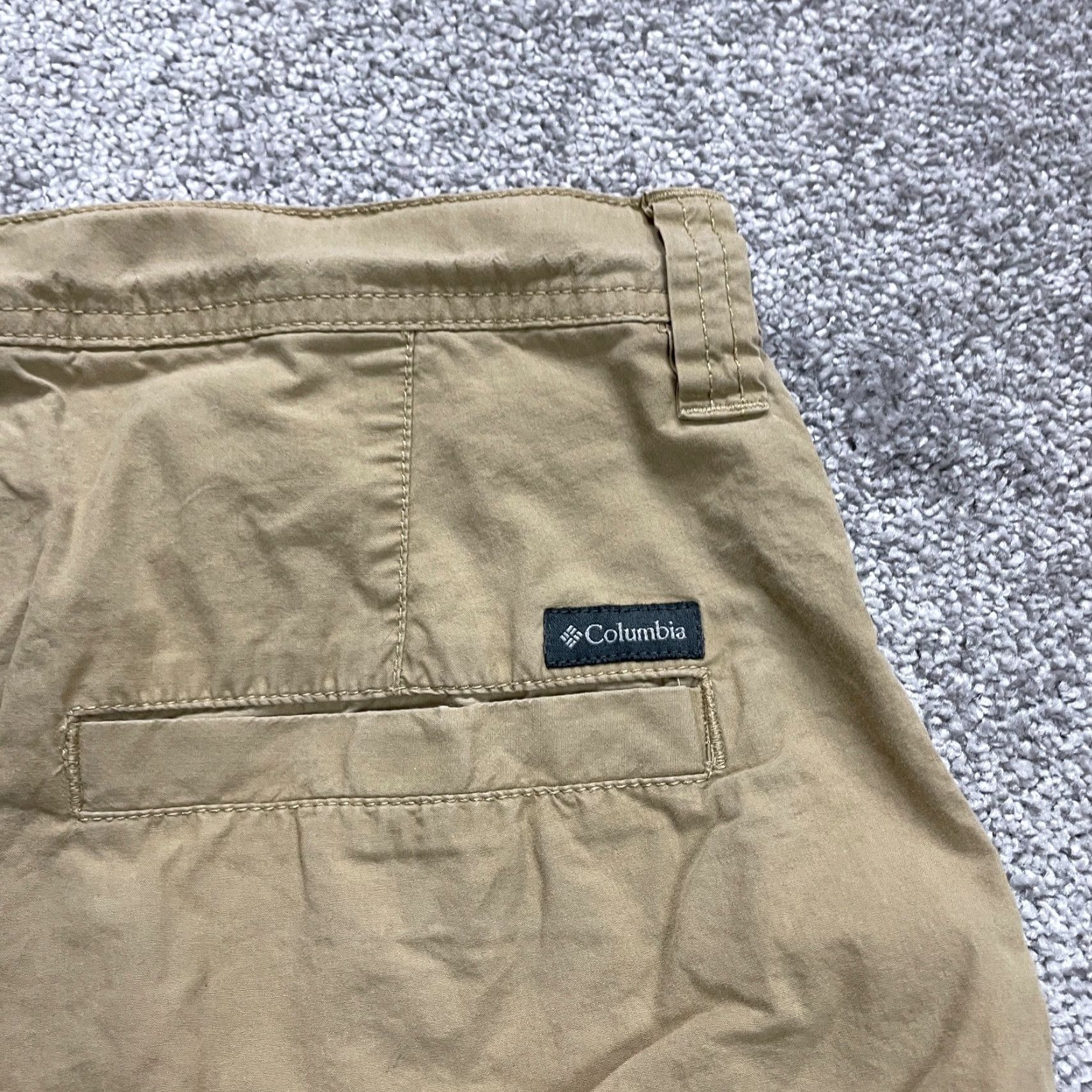 Vintage Columbia Chino Shorts Mens Brown Cotton Flat Front 31x9 Casual Outdoor Regular Fit Mens Brown Size US 31 - 5 Thumbnail