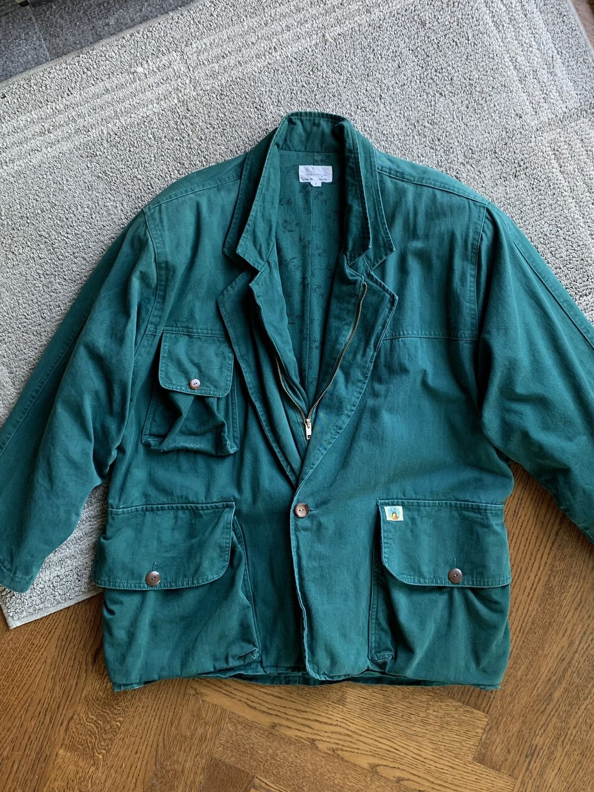 Vintage 1980s Vintage Comme Des Garcons Style Jacket Chore CDG Size US M / EU 48-50 / 2 - 2 Thumbnail