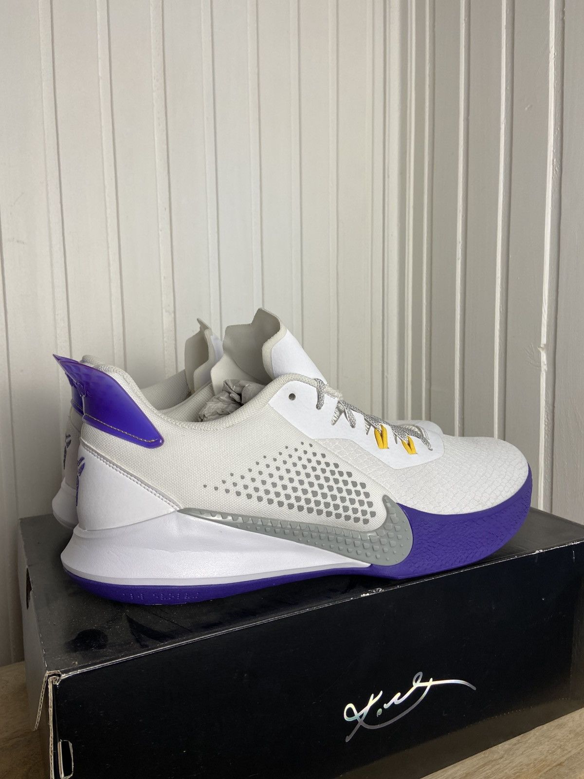 Nike New Nike Mamba Fury "Lakers Home" Size 17US Size US 15 / EU 48 - 6 Thumbnail