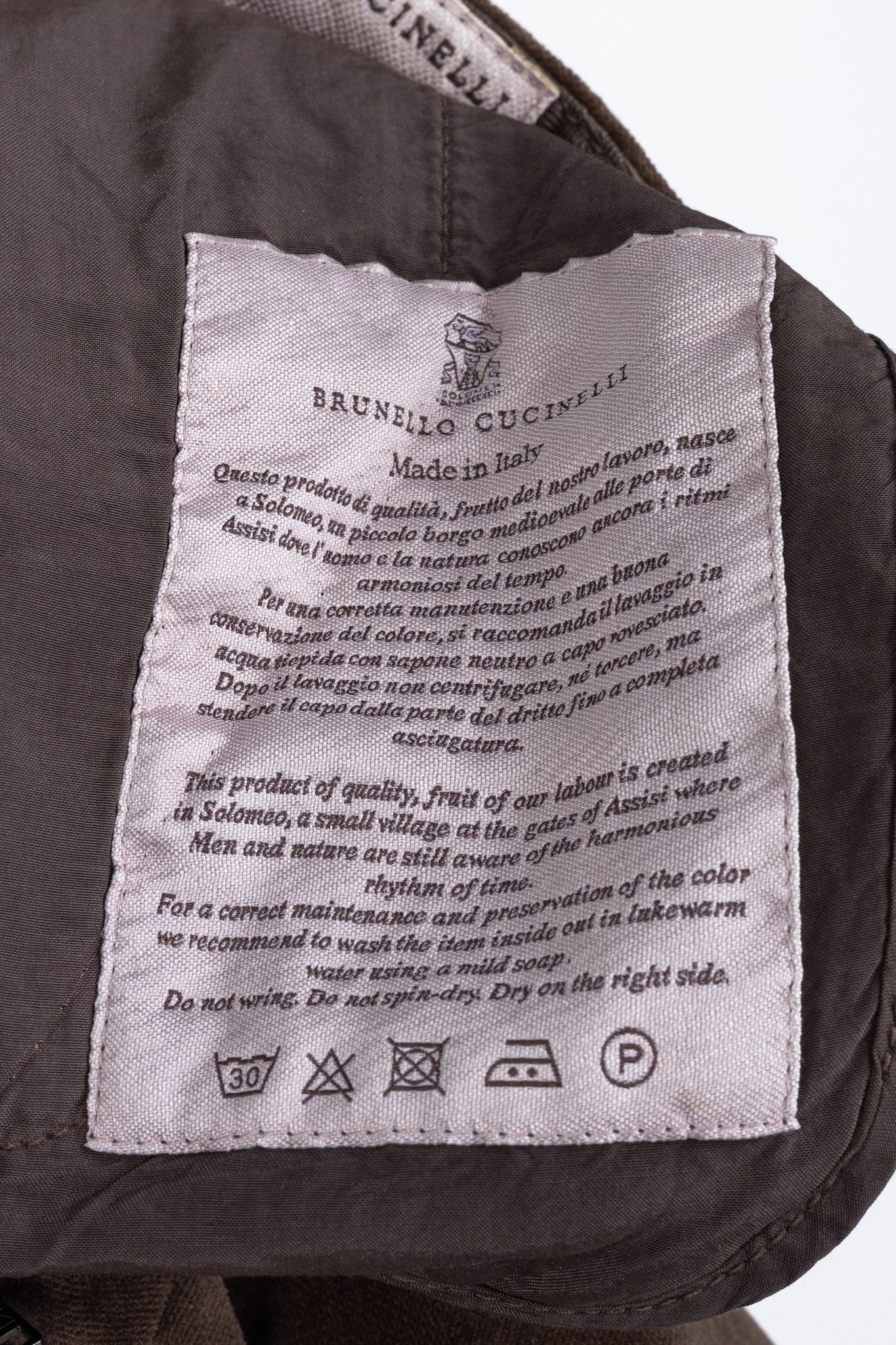 Brunello Cucinelli Brunello Cucinelli Brown Velvet Slim-Fit Pants Size 27" / US 4 / IT 40 - 11 Thumbnail