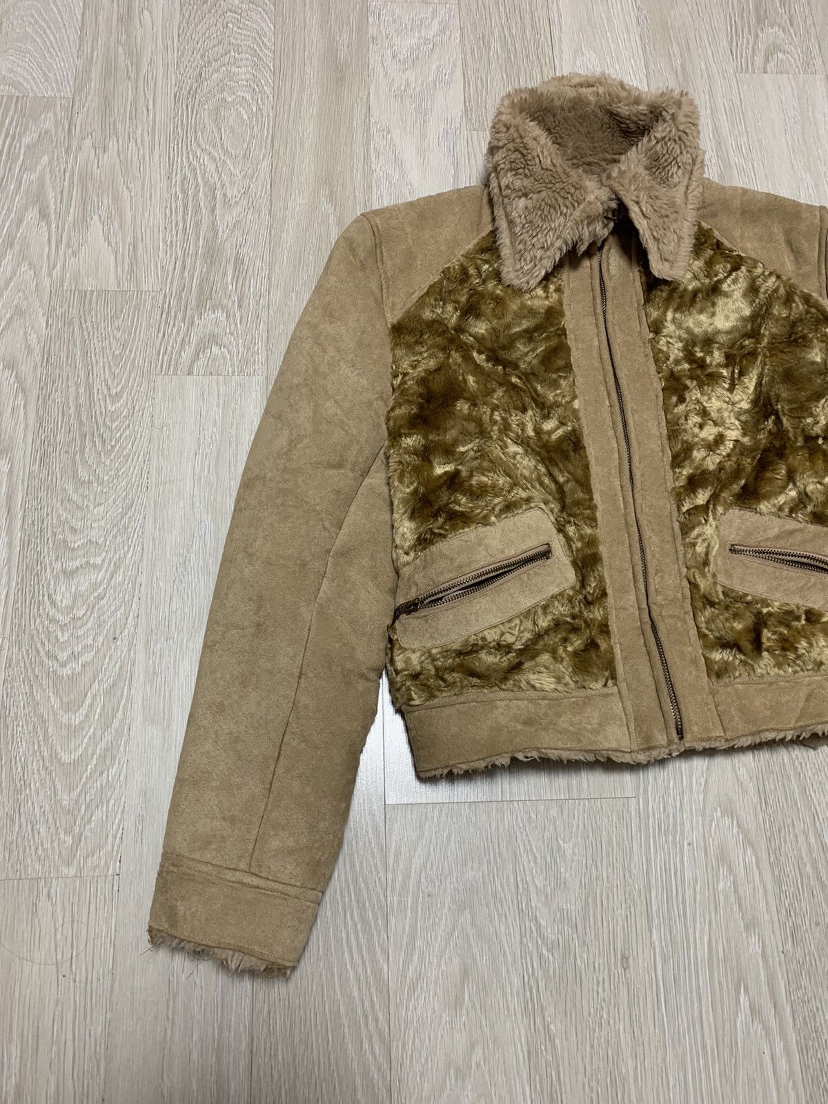20471120 × Jean Paul Gaultier × Vintage Vintage faux fur jacket Size M / US 6-8 / IT 42-44 - 2 Thumbnail