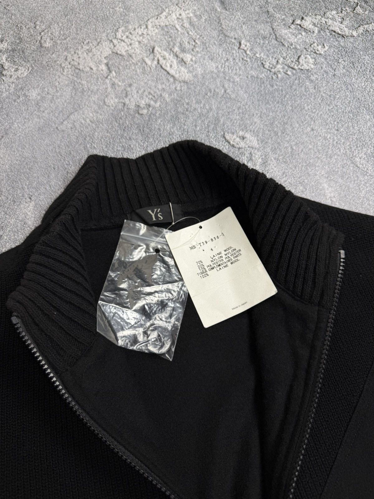 Yohji Yamamoto Y’s Yohji Yamamoto Wool Ribbed Zip Knit Pocket Sweater Size US XL / EU 56 / 4 - 14 Thumbnail