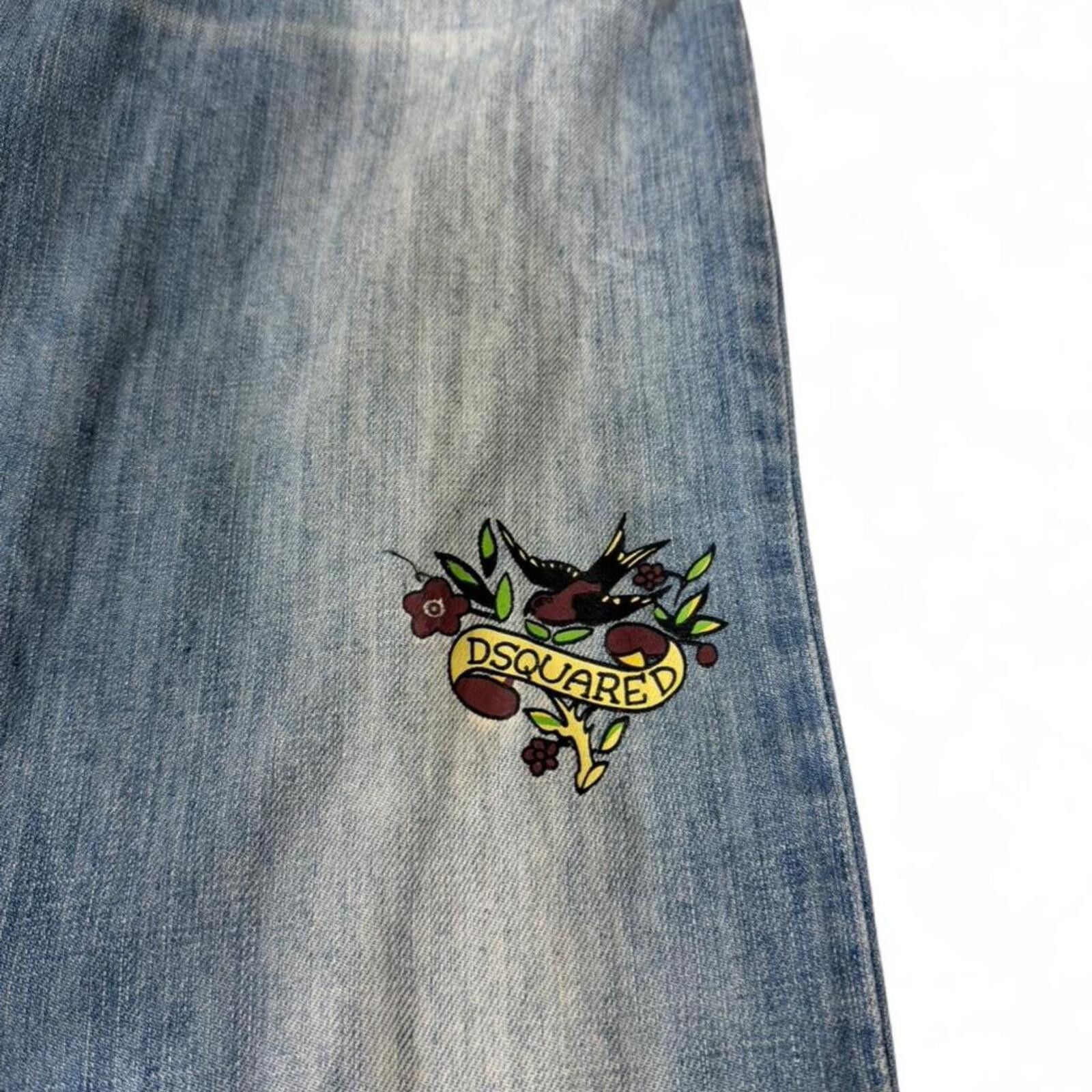 Dsquared2 Rare Dsquared2 aloha motherfu*ker hawaii denim jeans Size US 36 / EU 52 - 8 Thumbnail