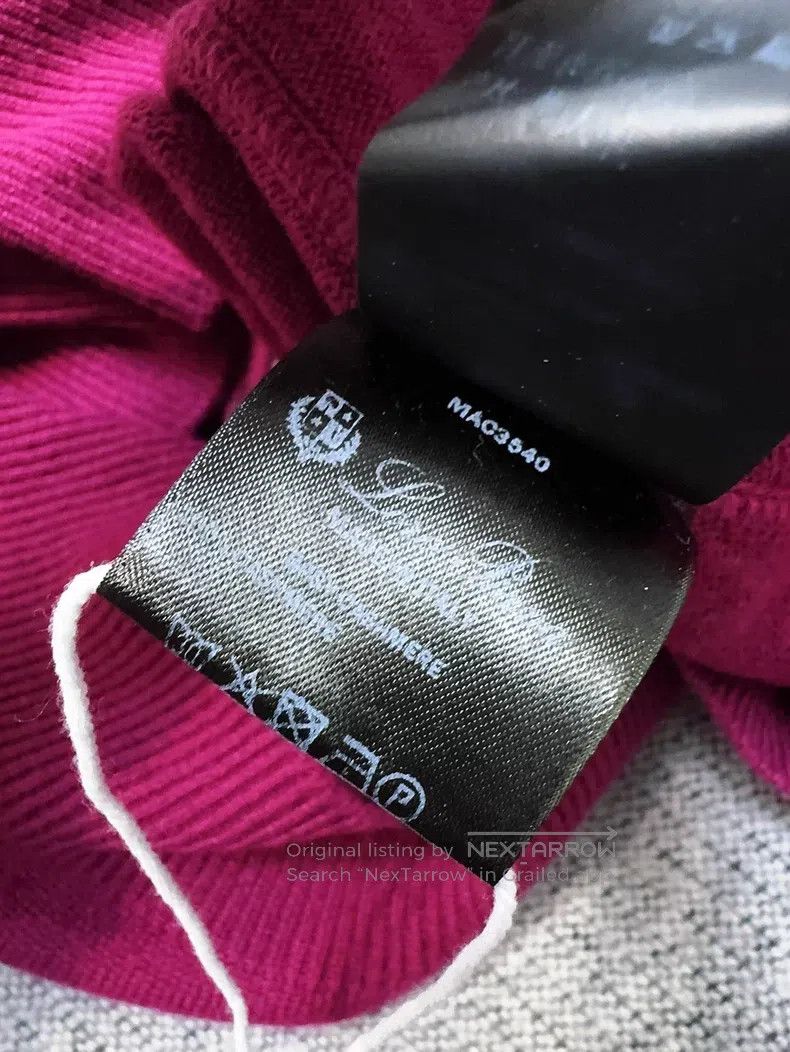Loro Piana Loro Piana Purplish-red, full cashmere knitted coat Size XS / US 0-2 / IT 36-38 - 9 Thumbnail