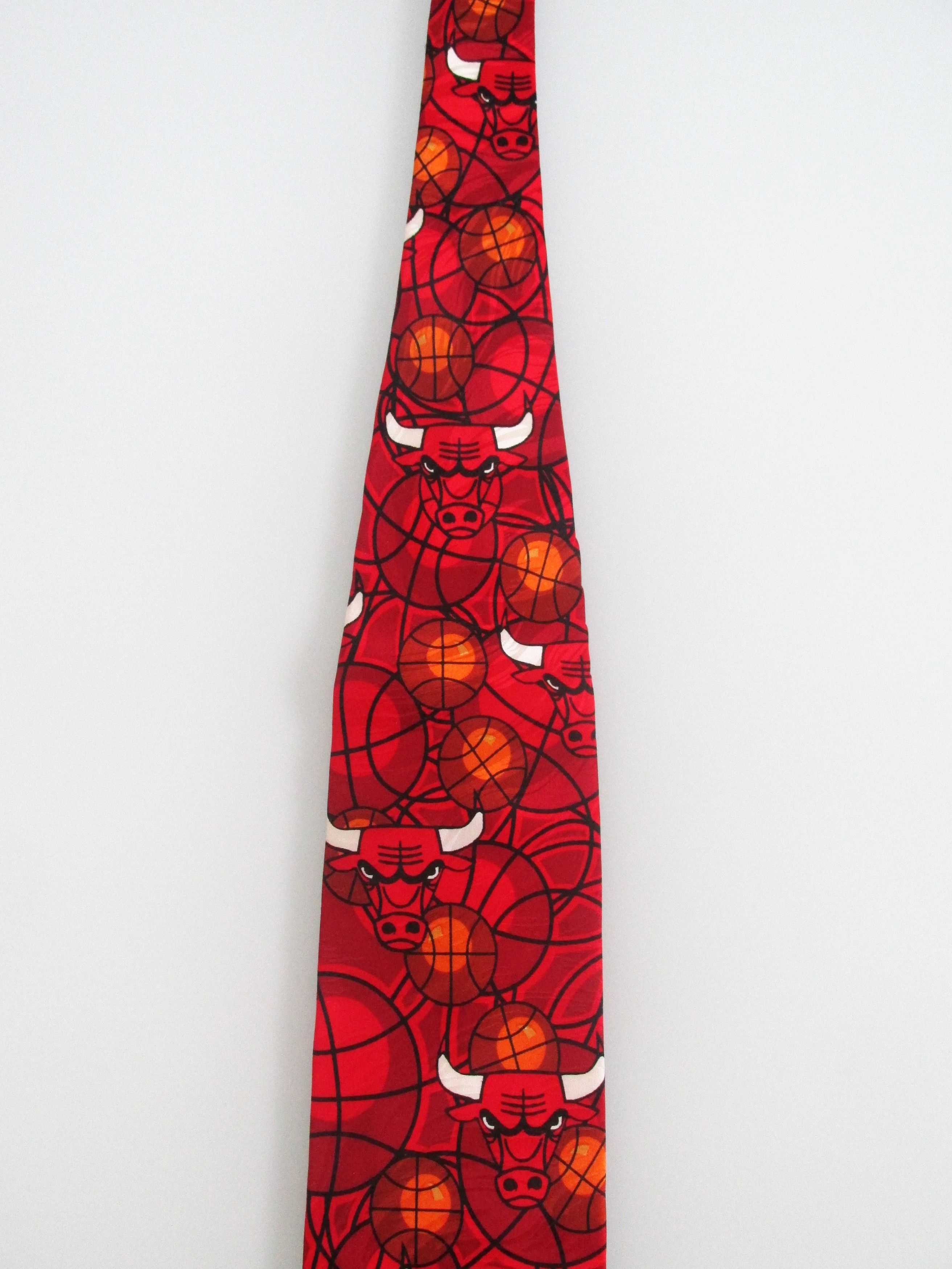 Other Chicago Bull 1996 Championship Commemorative Men's Silk Tie Size ONE SIZE - 3 Thumbnail