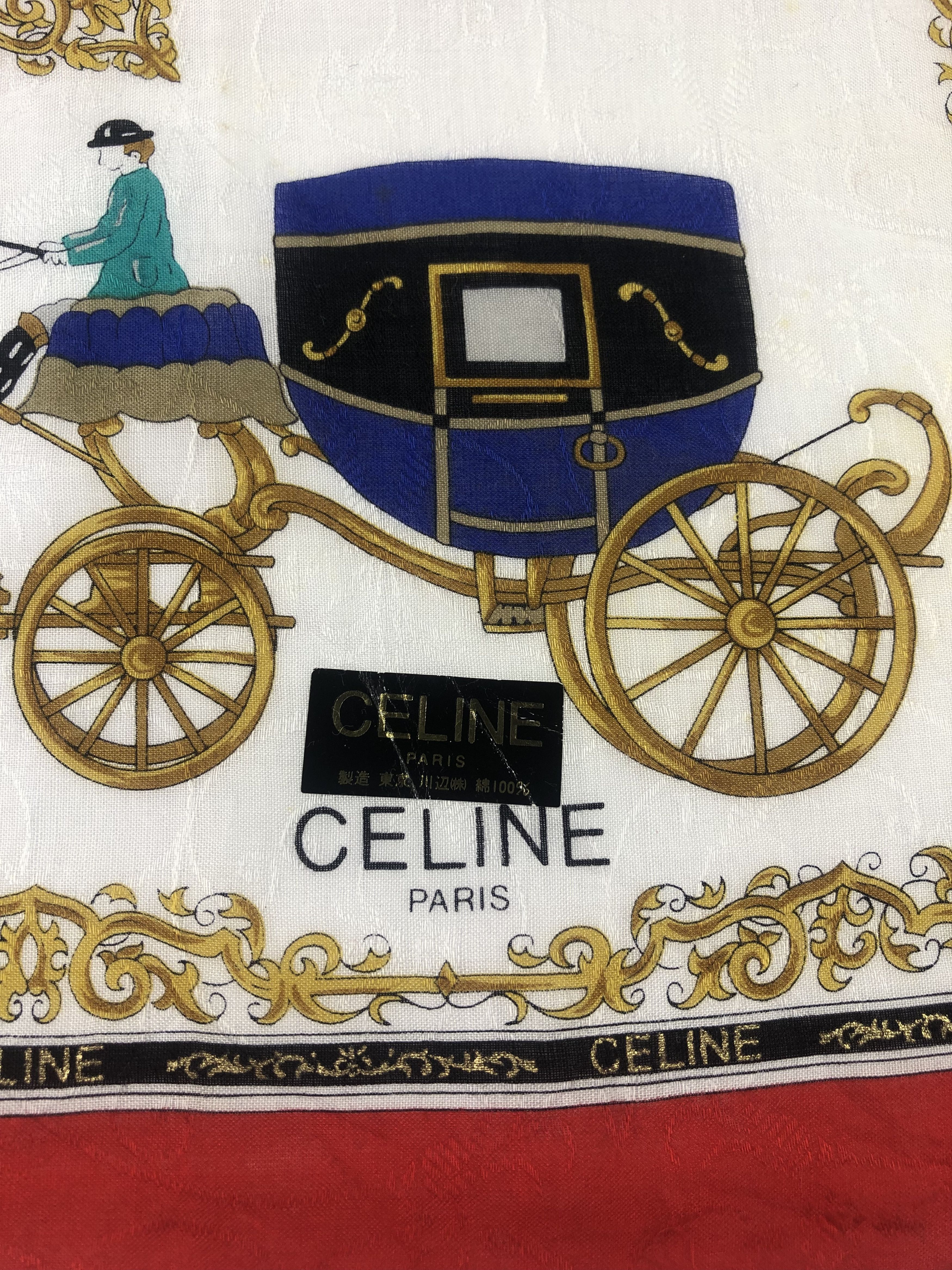 Celine Celine Handkerchief / Bandana / Neckerchief / Headscarf Size ONE SIZE - 5 Thumbnail